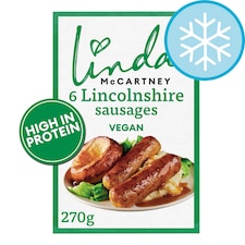 Linda McCartney's 6 Vegan Lincolnshire Sausages 270g