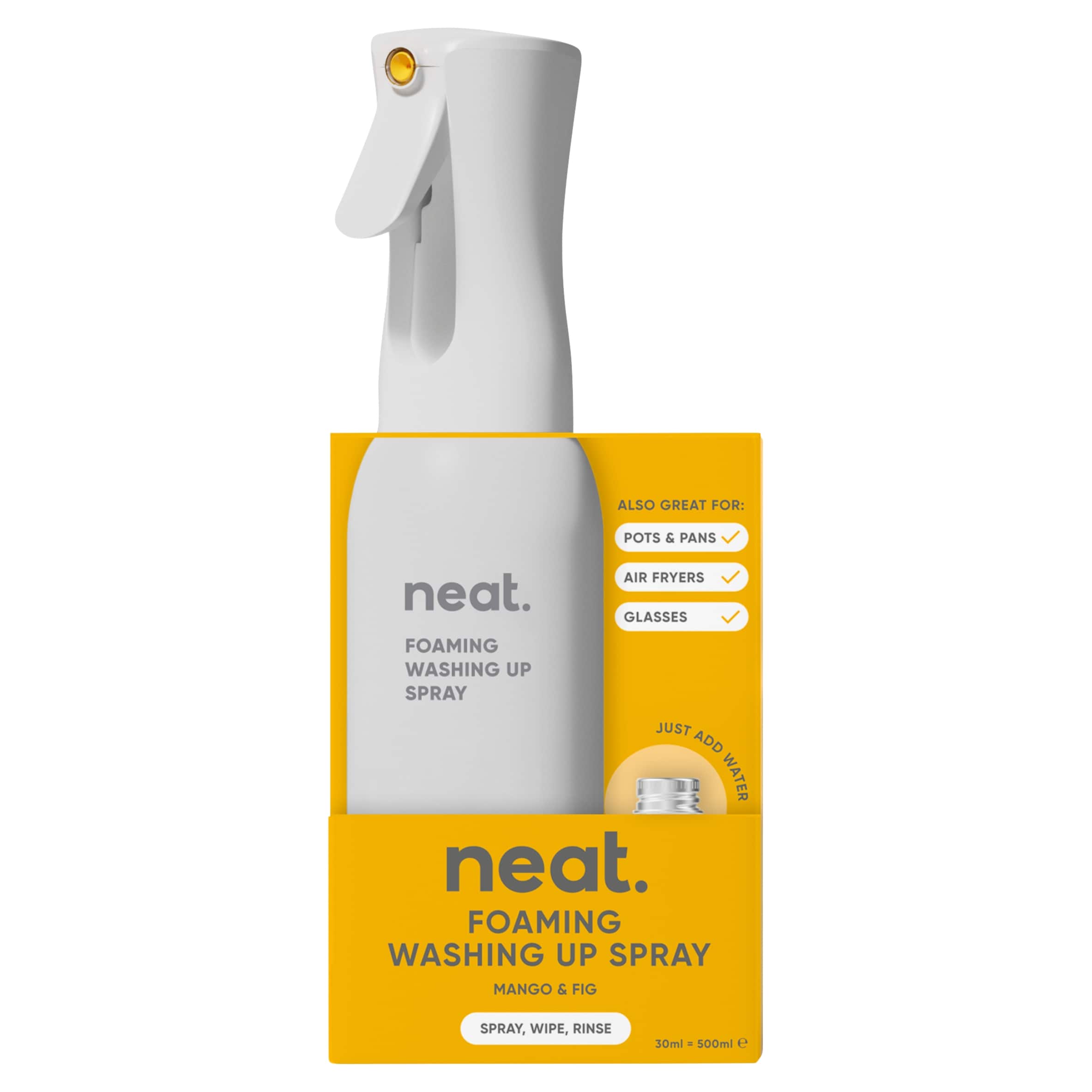 Neat Foaming Washing Up Spray Starter Pack Mango & Fig 30Ml