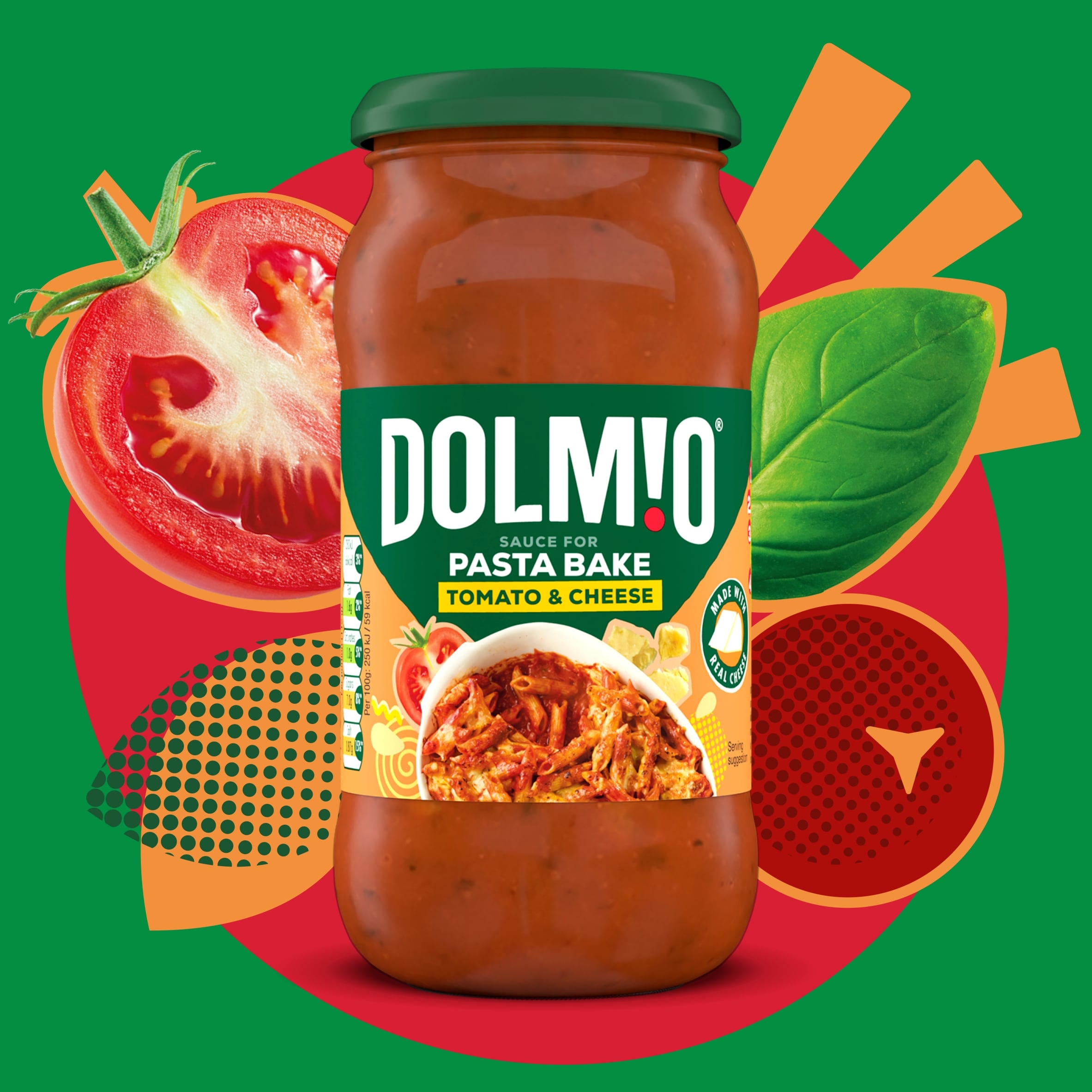 Dolmio Pasta Bake Sauce - Tomato & Cheese 450g thumbnail 2