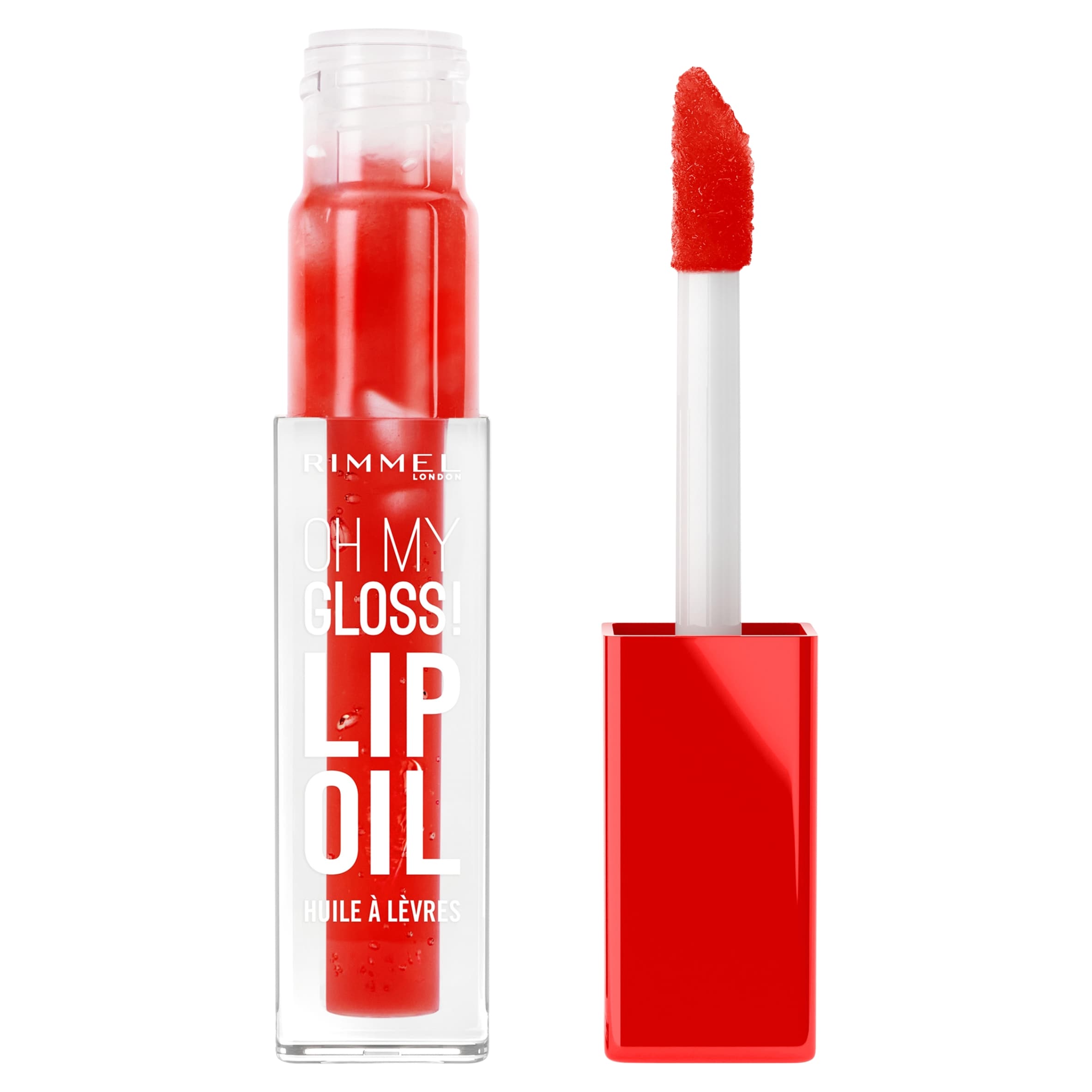 Rimmel London Oh My Gloss! Lip Oil, 004 Vivid Red