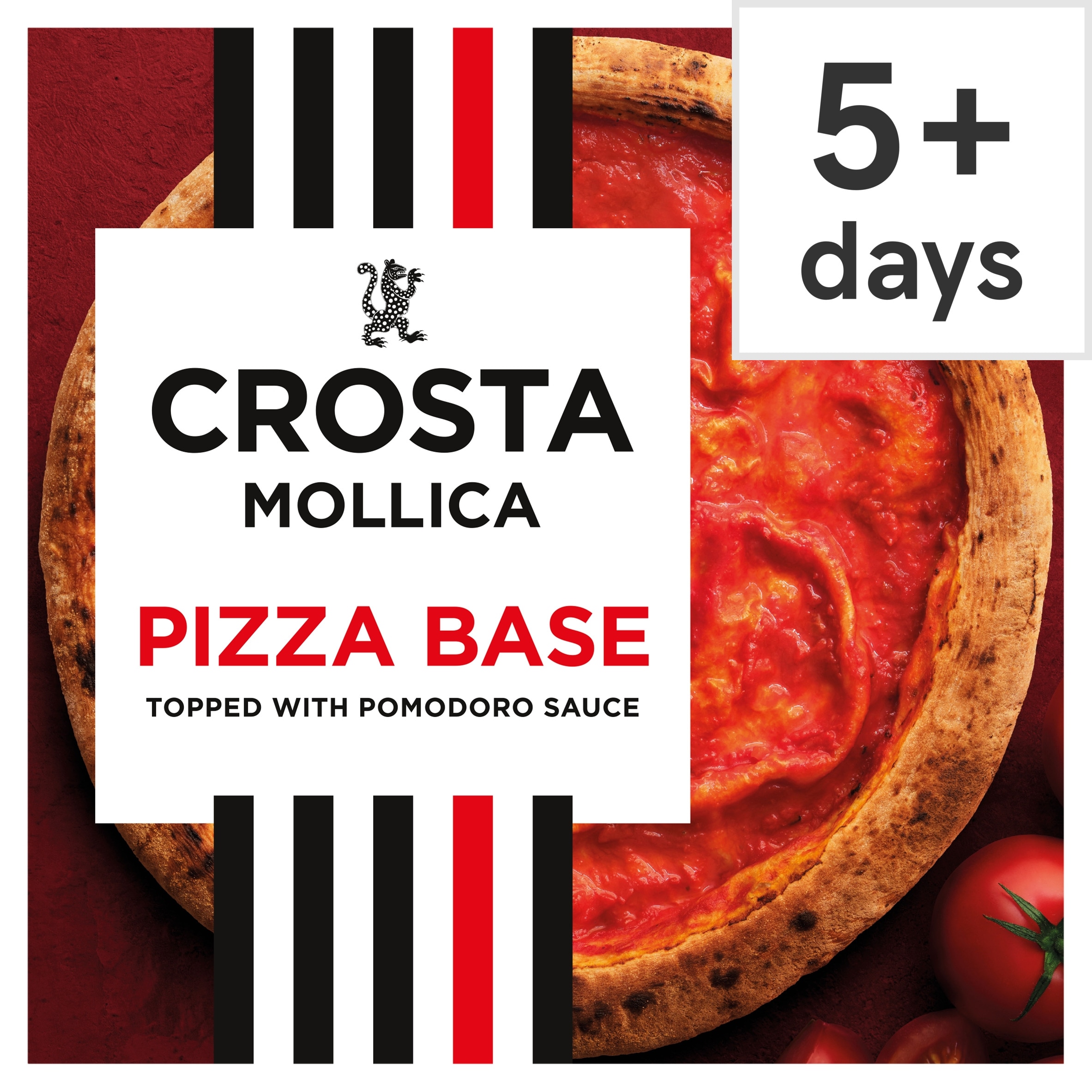 Crosta Mollica Pizza Base with Tomato Sauce