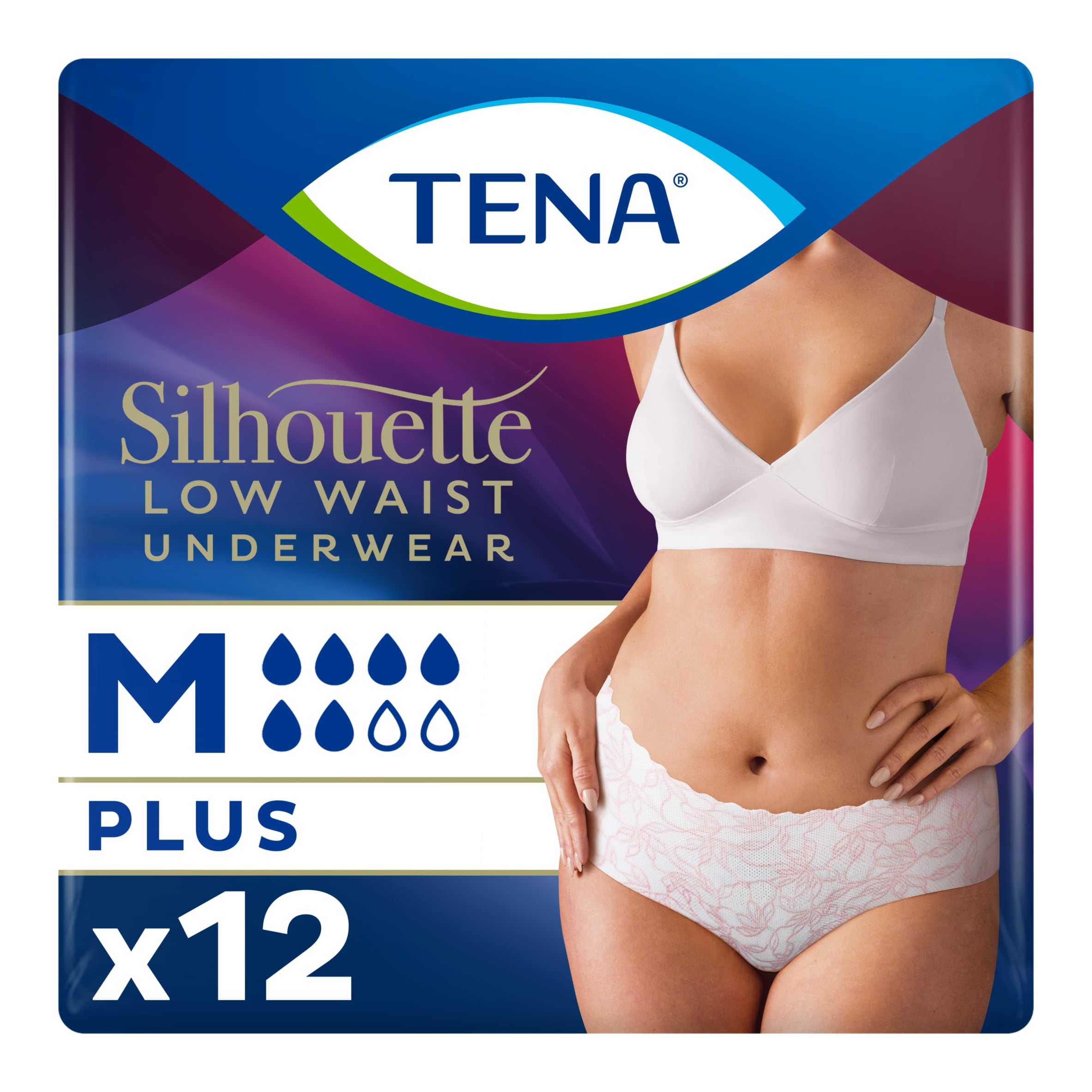TENA Silhouette Incontinence Pants White M