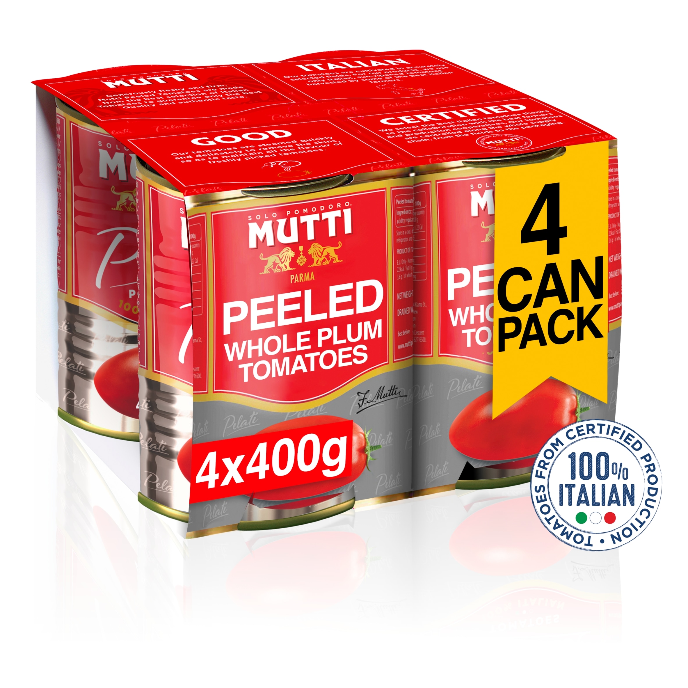 Mutti Peeled Plum Italian Tomatoes
