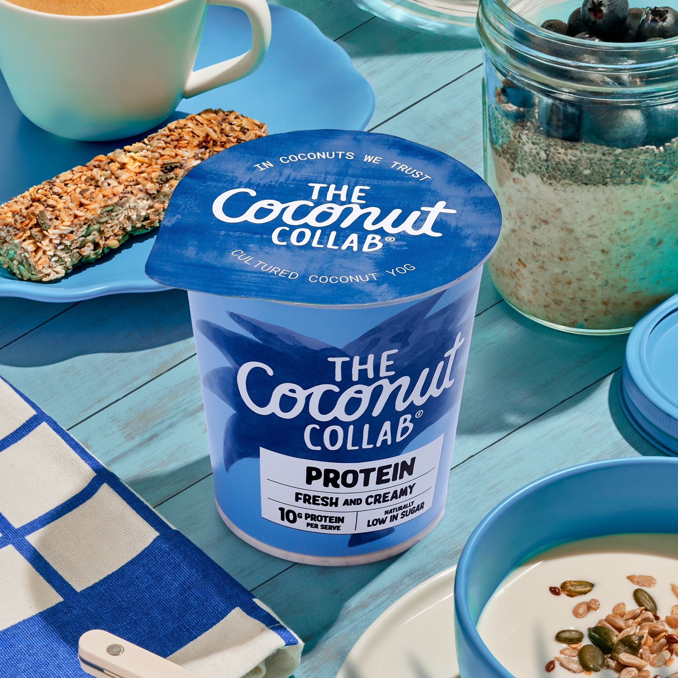 The Coconut Collab Plain Protein Coconut Yoghurt 350g thumbnail 2