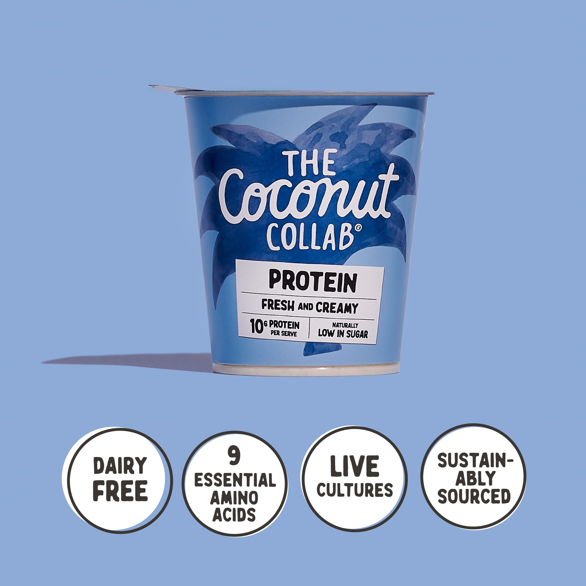 The Coconut Collab Plain Protein Coconut Yoghurt 350g thumbnail 5