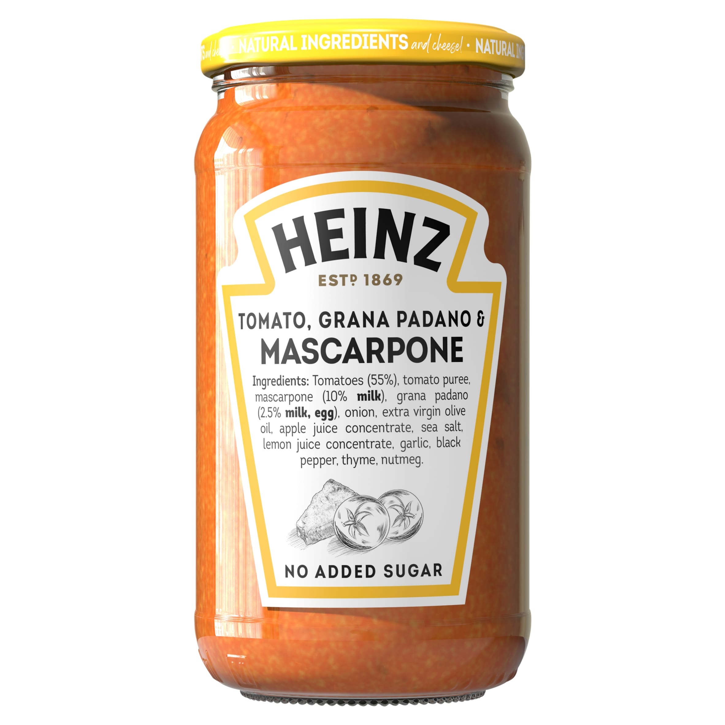 Heinz Tomato Mascarpone & Grana Padano Pasta Sauce