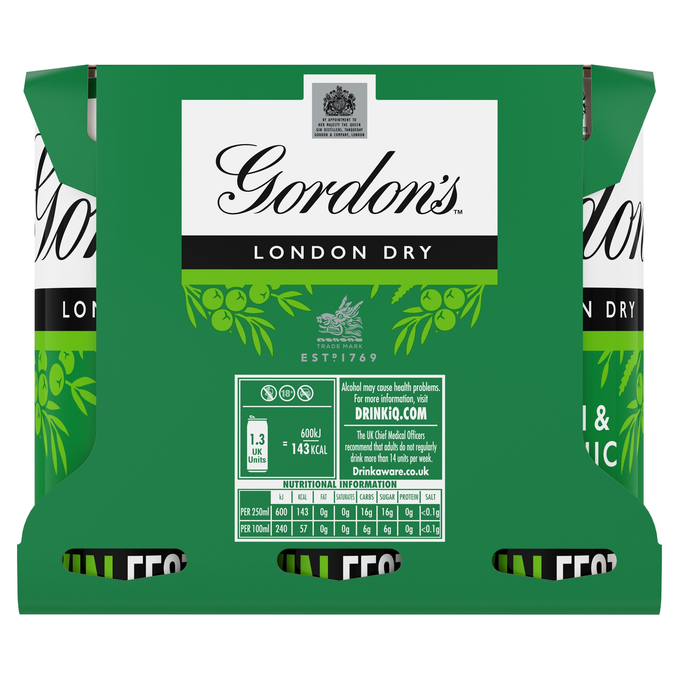 Gordon's & Tonic 6x250ml  thumbnail 2