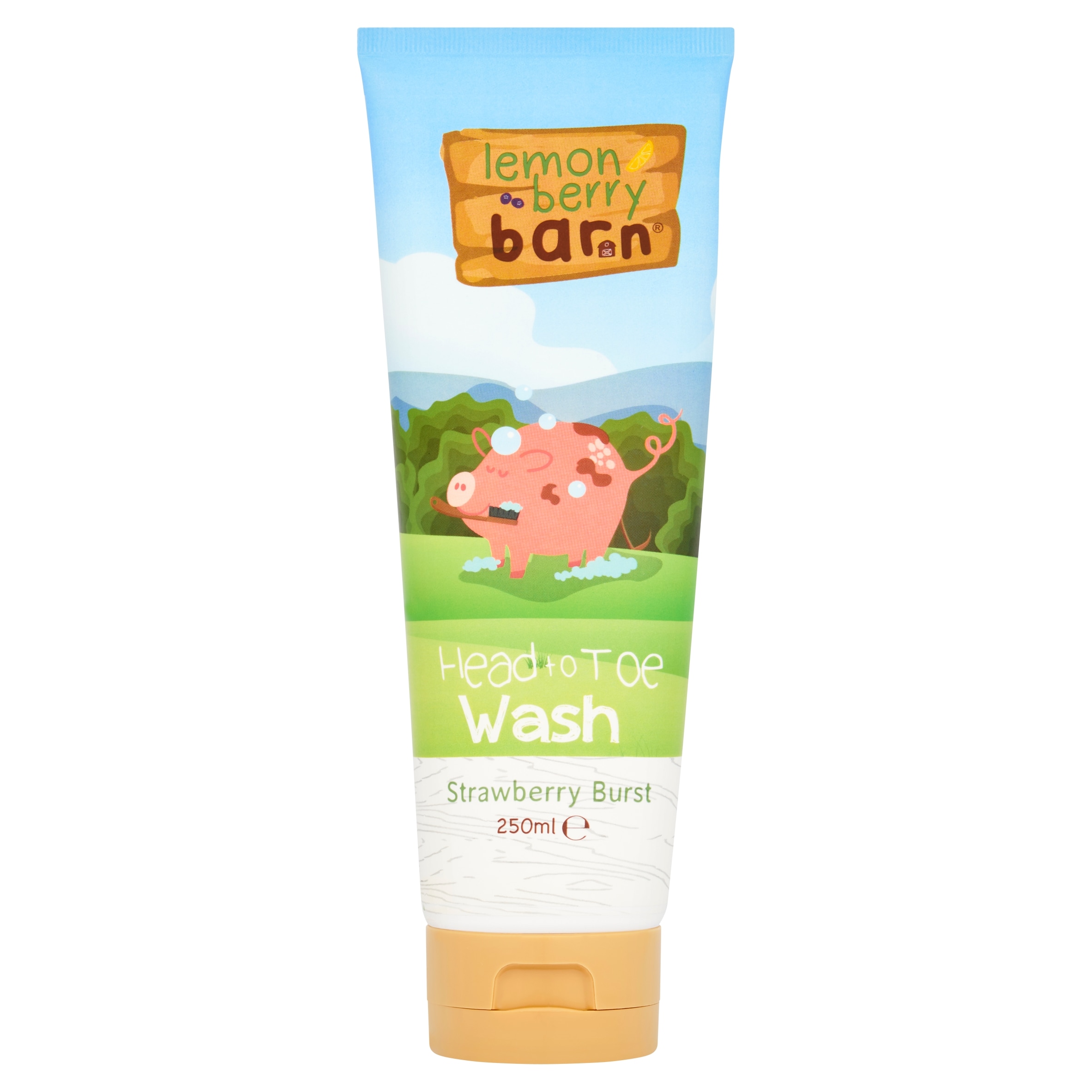 Lemon Berry Barn Head to Toe Wash Strawberry Burst 250ml