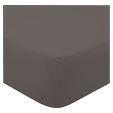 F&F Home Bedding Supersoft Grey Fitted Sheet Double