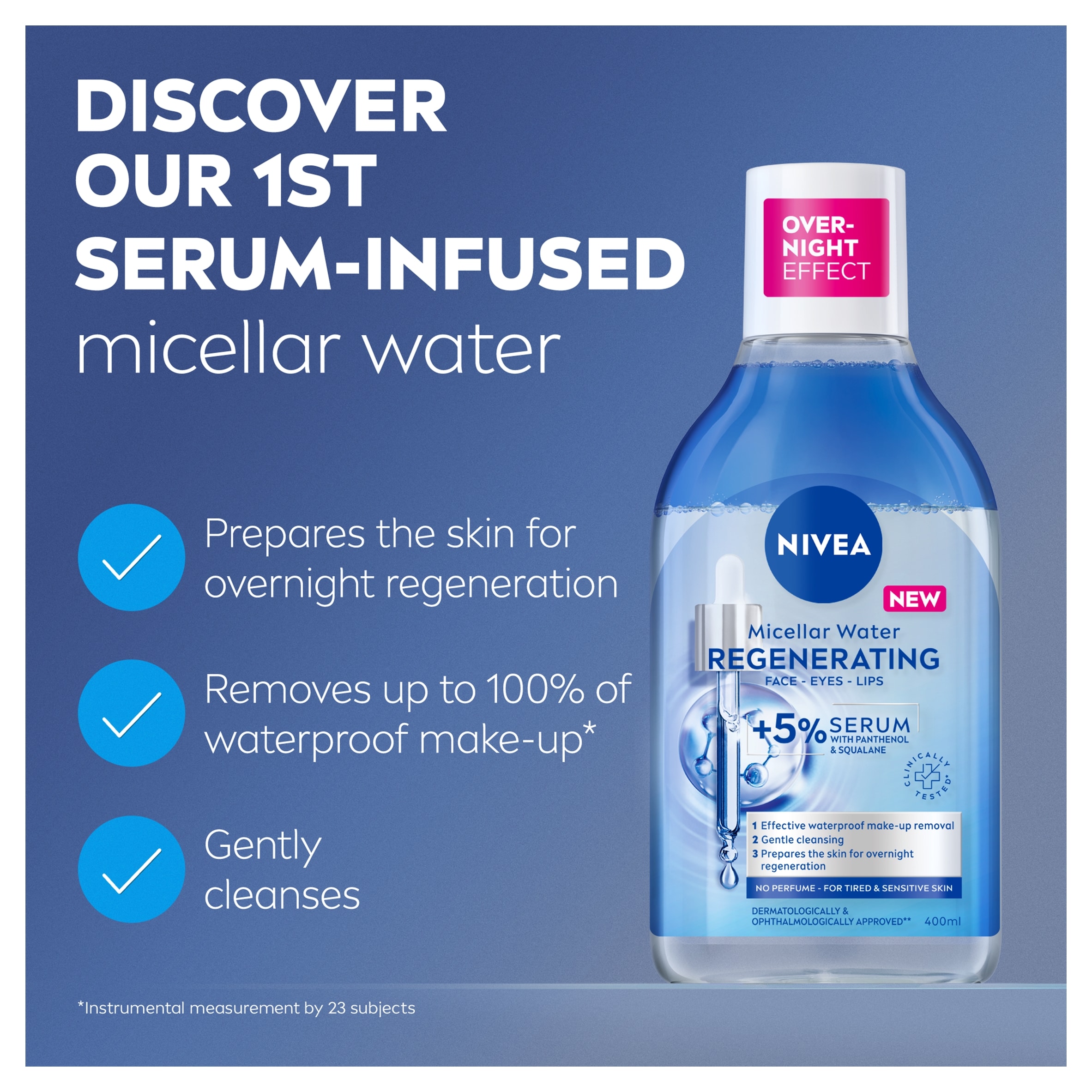 NIVEA Regenerating Serum Infused Micellar Water 400ml thumbnail 2