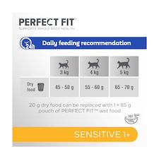 Perfect Fit Sensitive 1+ Adult Dry Cat Food - Turkey 750g thumbnail 5