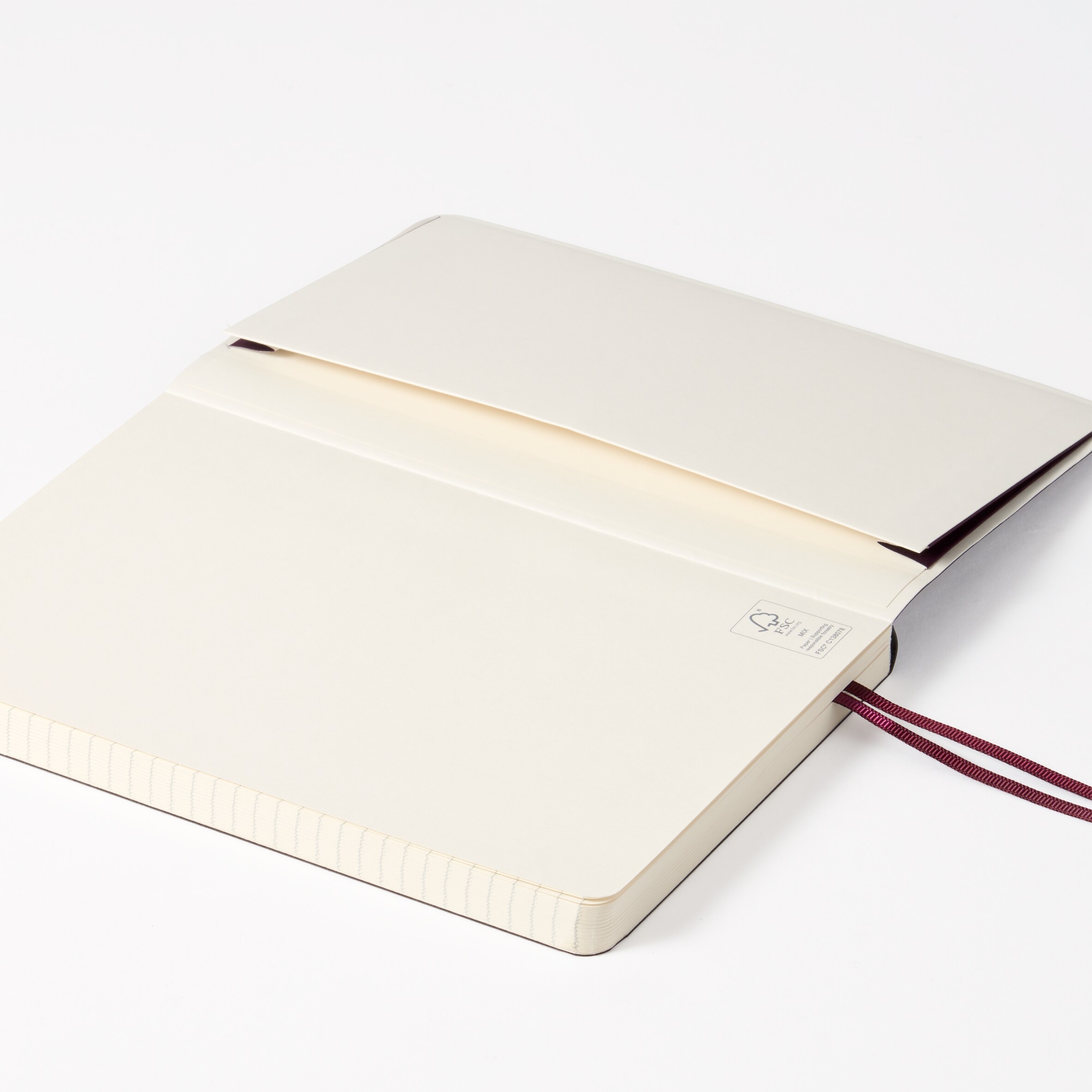 Agenzio Soft Touch Medium Ruled Notebook Beetroot  thumbnail 4