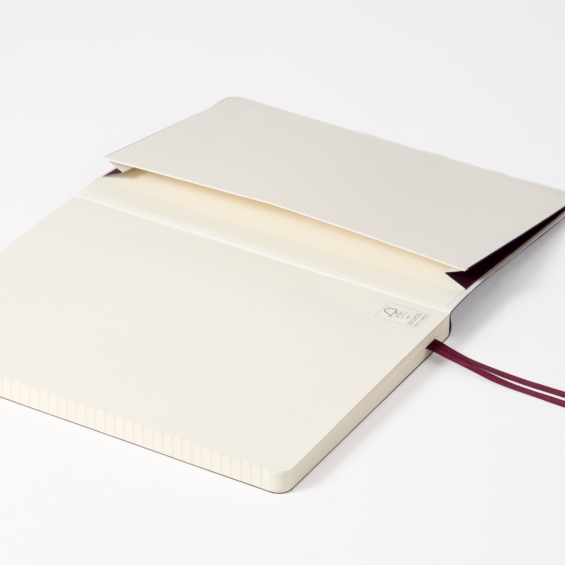 Agenzio Soft Touch Large Ruled Notebook Beetroot thumbnail 4