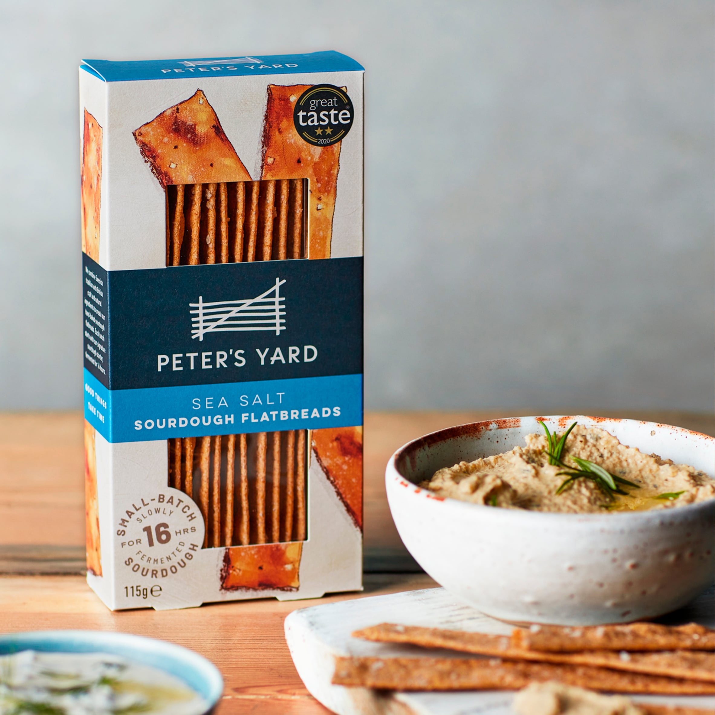 Peter's Yard Sea Salt Sourdough Flatbreads 115g thumbnail 3