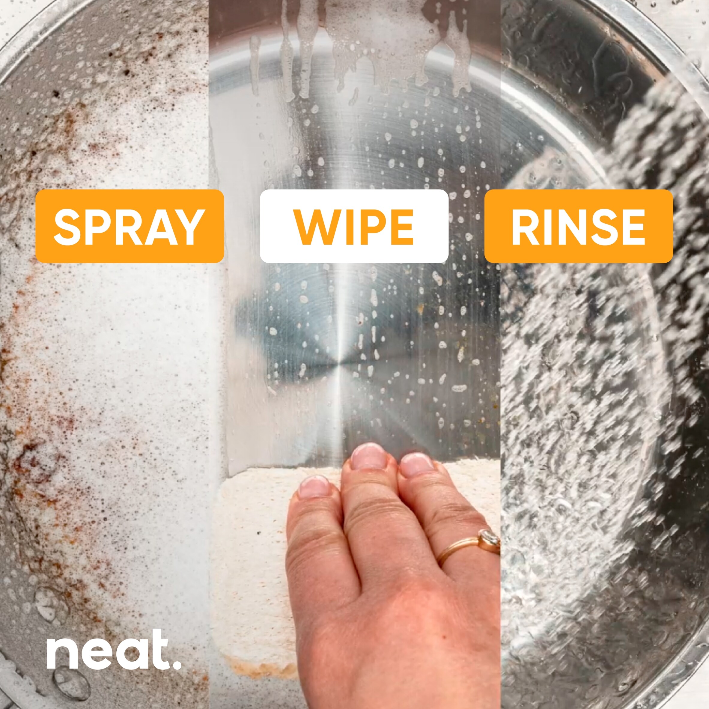 Neat Foaming Washing Up Spray Concentrated Refill Mango & Fig 30Ml thumbnail 4