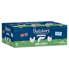 Butcher's Wholegrain Simply Gentle Dog Food Tins 12x390g