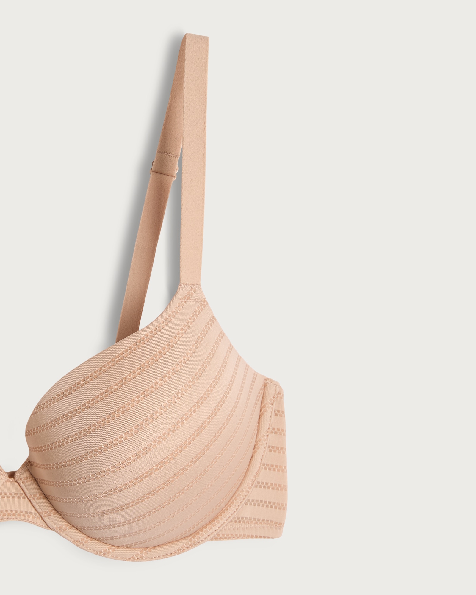 F&F 2-Pack Subtle Striped Wired T-Shirt Bra  in Multi Black White thumbnail 2