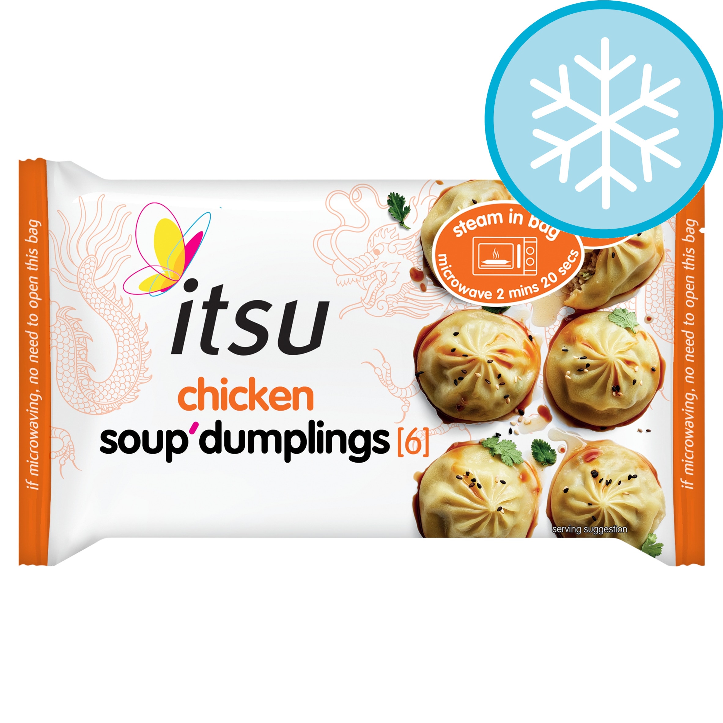 itsu chicken soup dumplings 168g