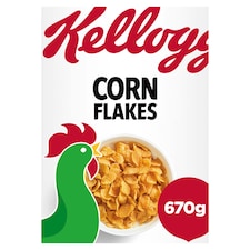 Kellogg's Corn Flakes Breakfast Cereal 670g