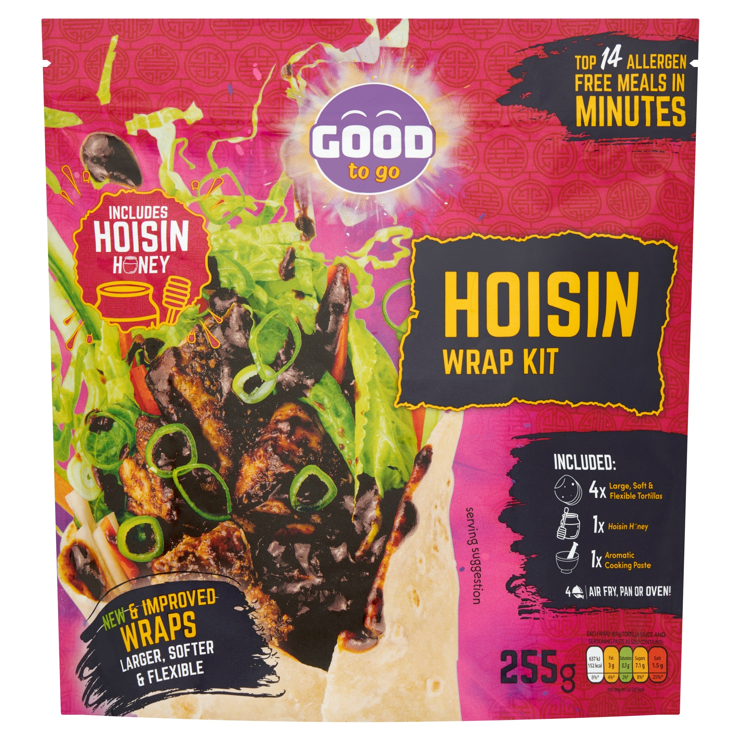 Good Its Gluten Free Hoisin Wrap Kit 425g
