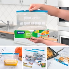 Bacofoil Zipper All Purpose Bags Medium 8 Pack thumbnail 3