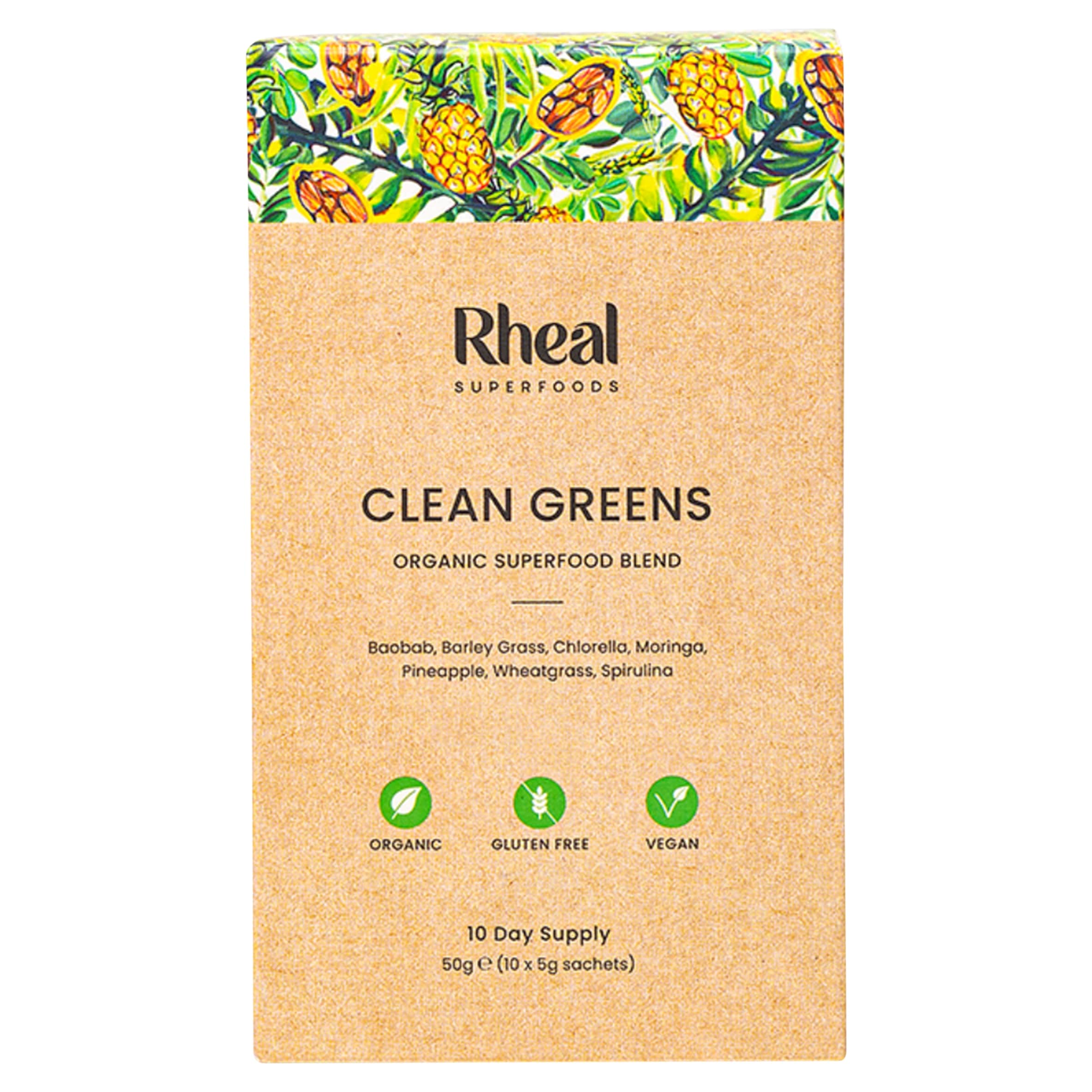 Rheal Superfoods Clean Greens Sachets