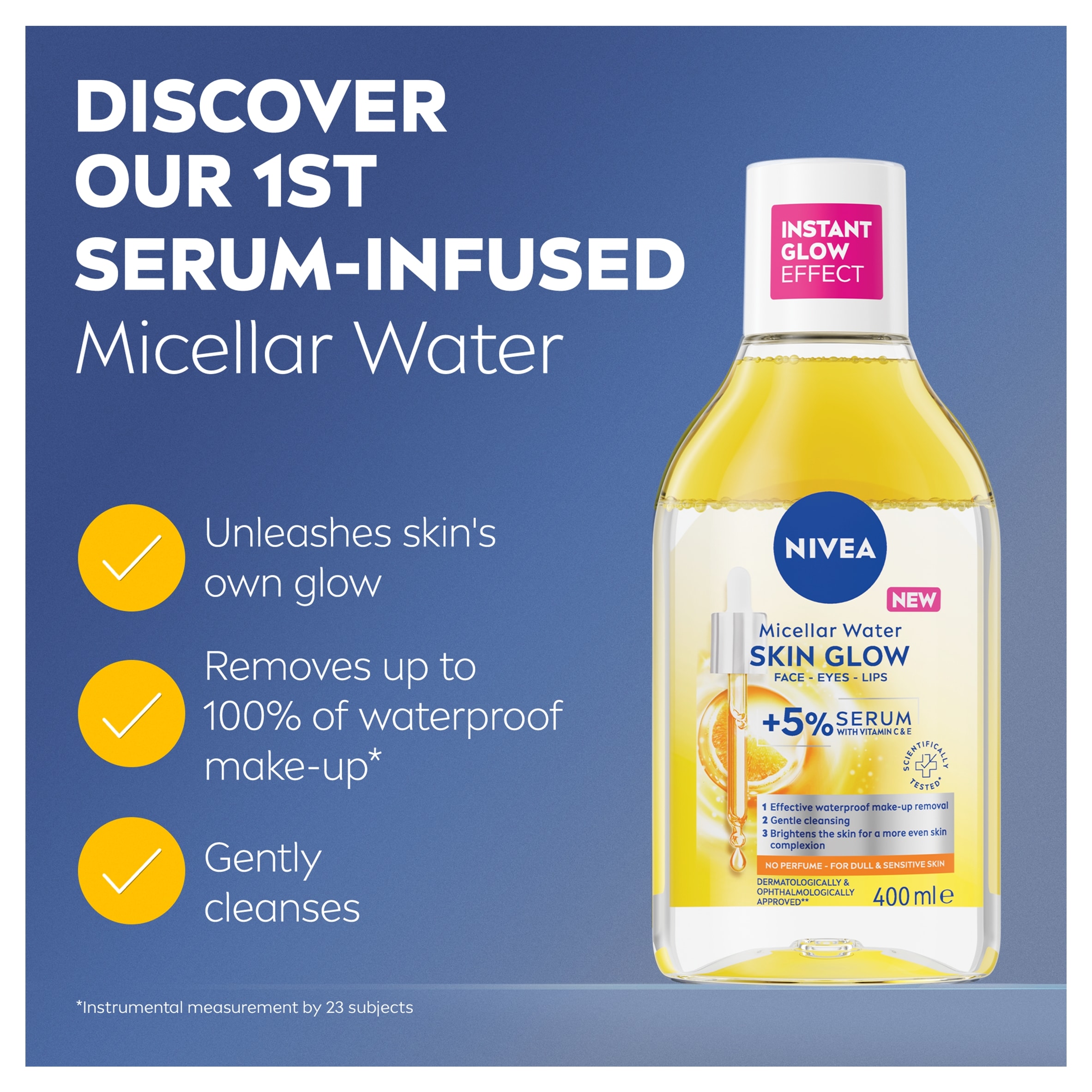 NIVEA Skin Glow Serum Infused Micellar Water 400ml thumbnail 2