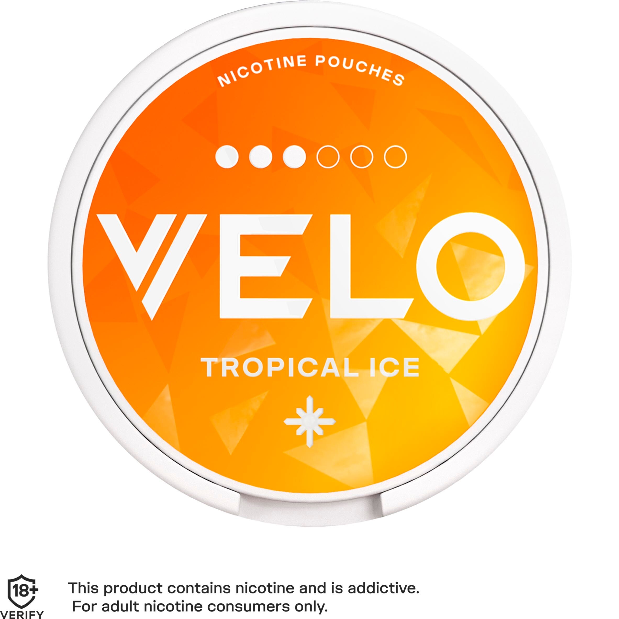 Velo Tropical Ice Nicotine Pouches 10mg 20 Pack 14g thumbnail 2