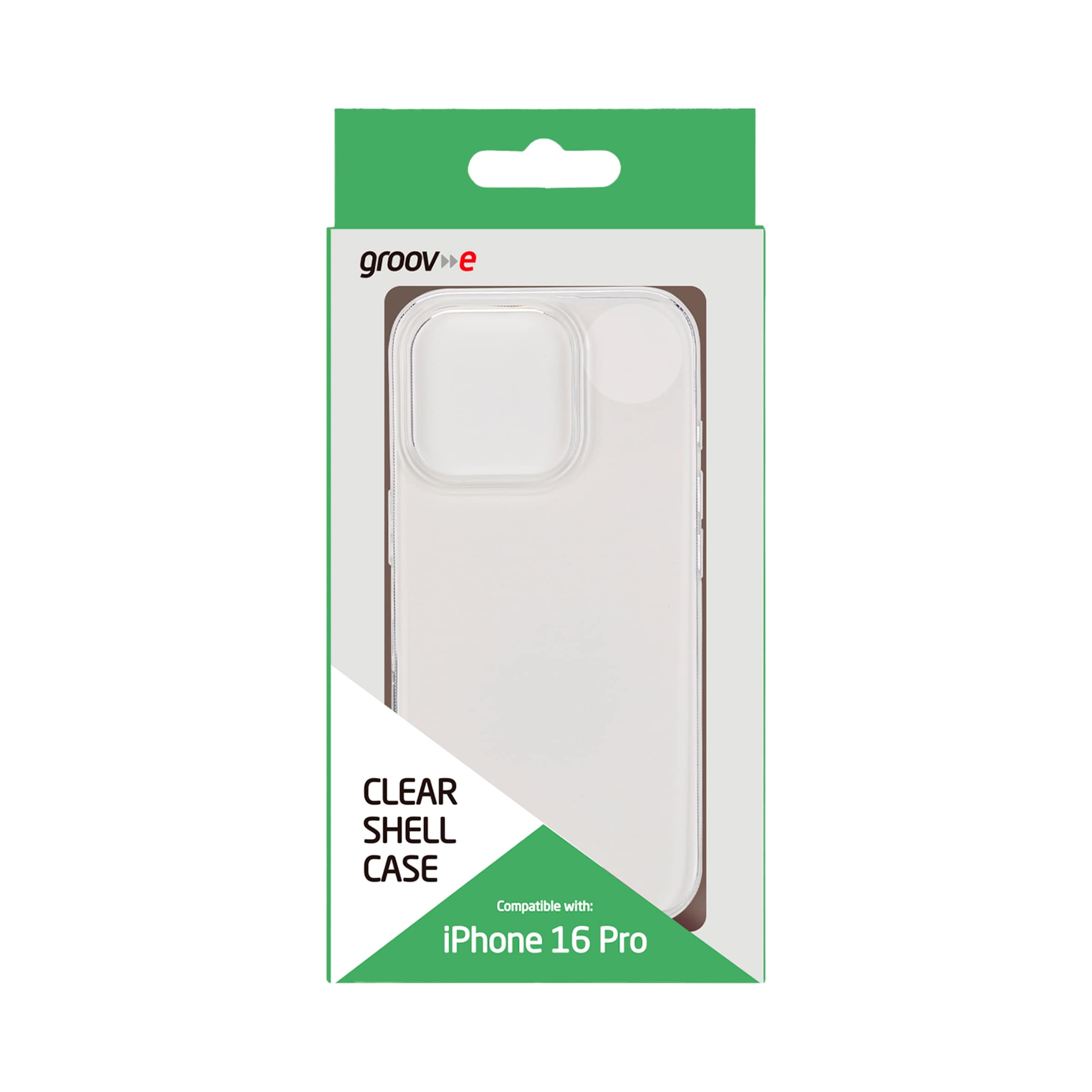 Groov-e iPhone 16 Pro Clear Shell Case