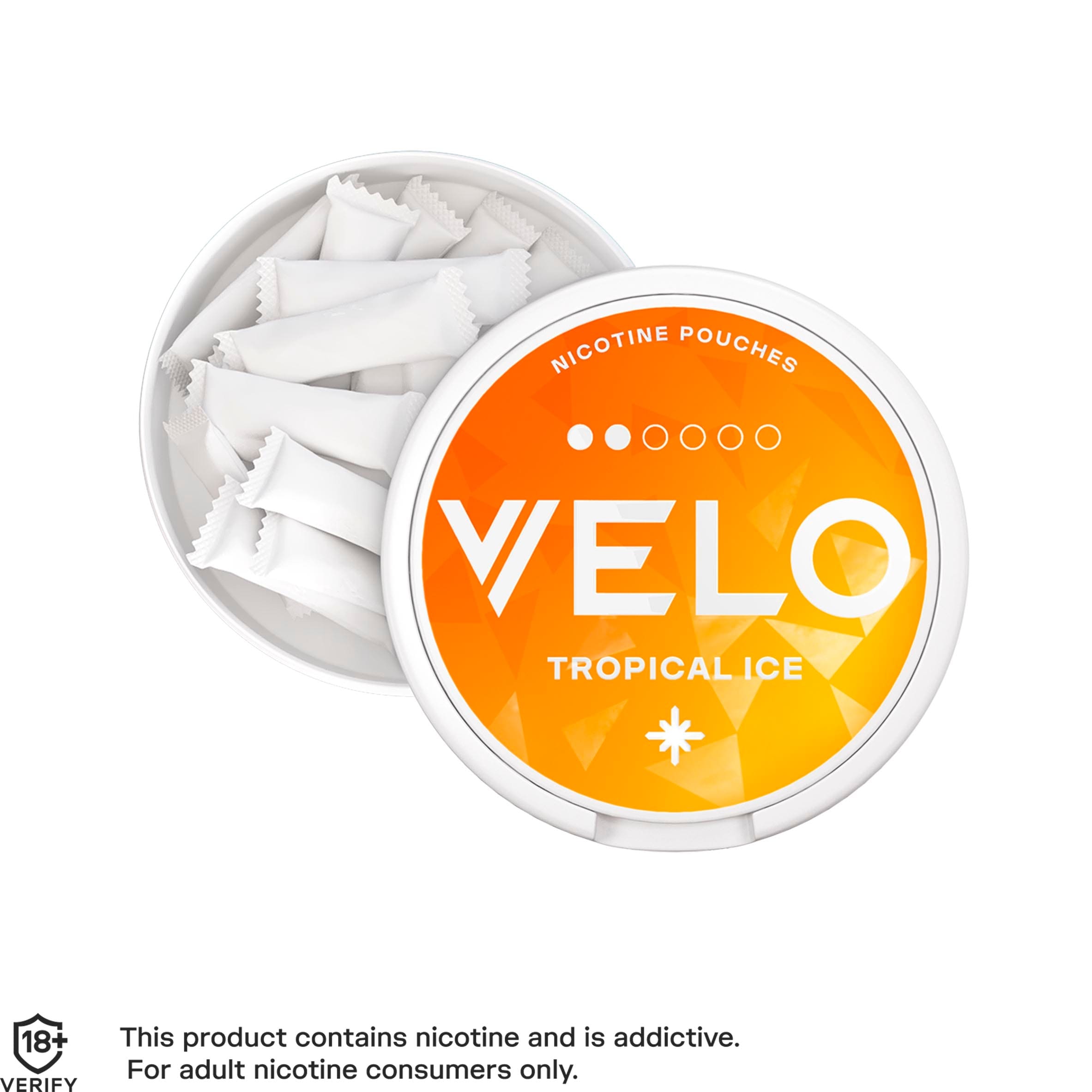 Velo Tropical Ice Nicotine Pouches Mini 6mg 15 Pack thumbnail 4