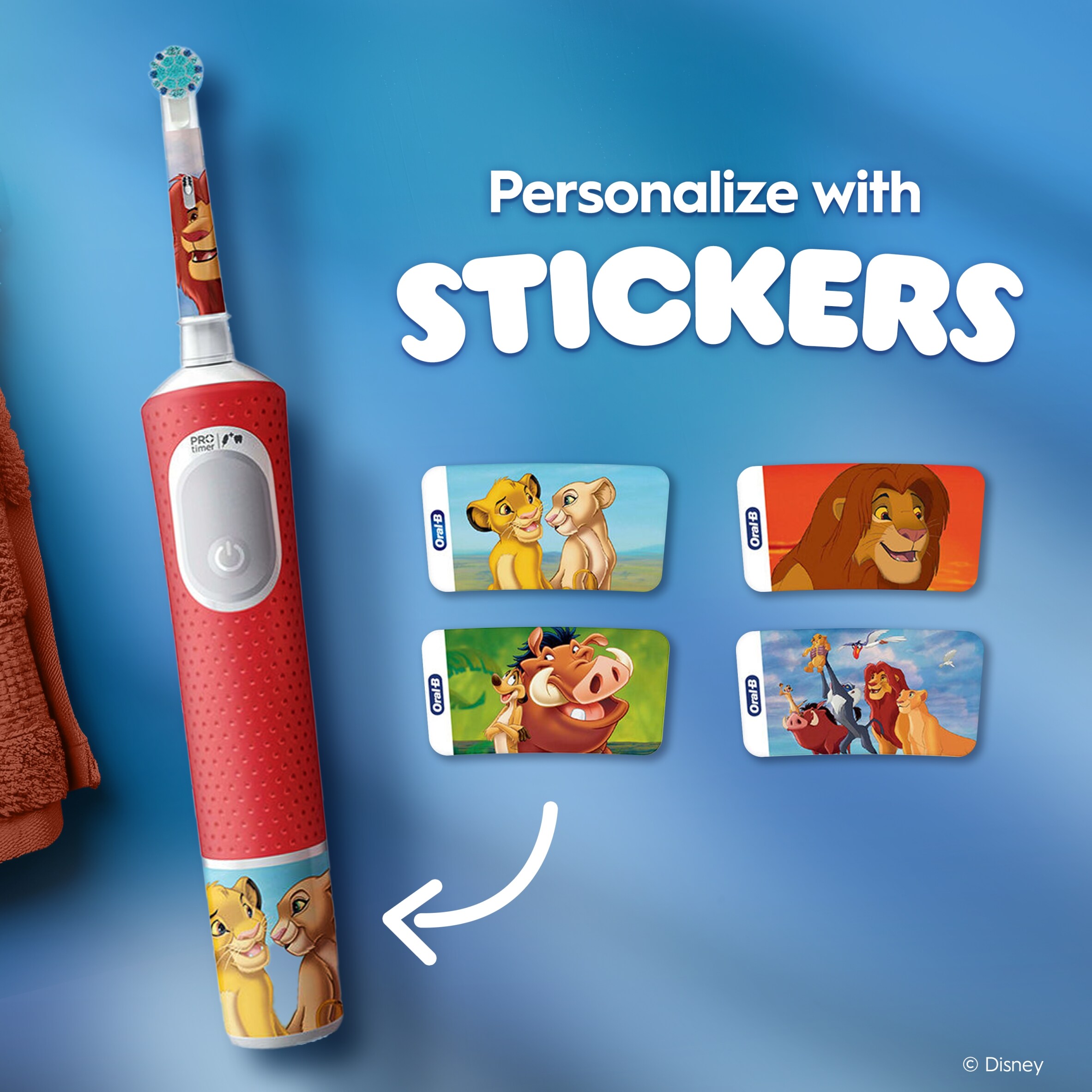 Oral-B Pro Kids 3+ Disney Lion King Electric Toothbrush thumbnail 5