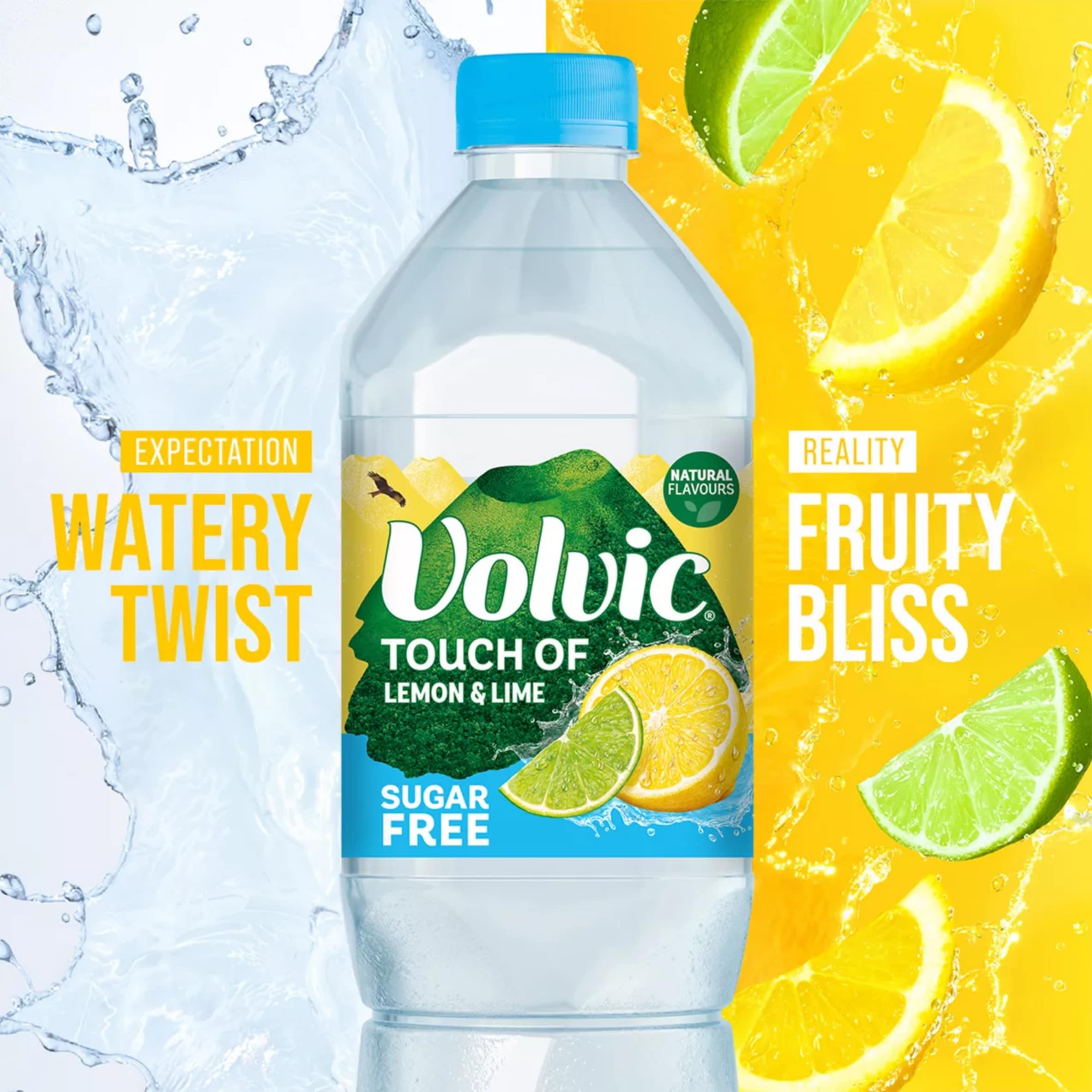 Volvic Touch of Lemon & Lime Sugar Free Flavoured Water 6 x 500ml thumbnail 5