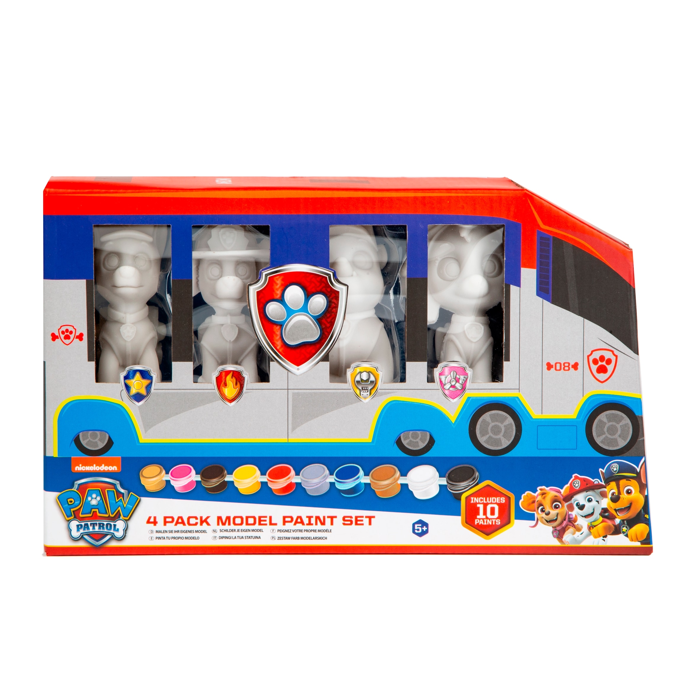Paw Patrol 4 PACK MODEL PAINT SET