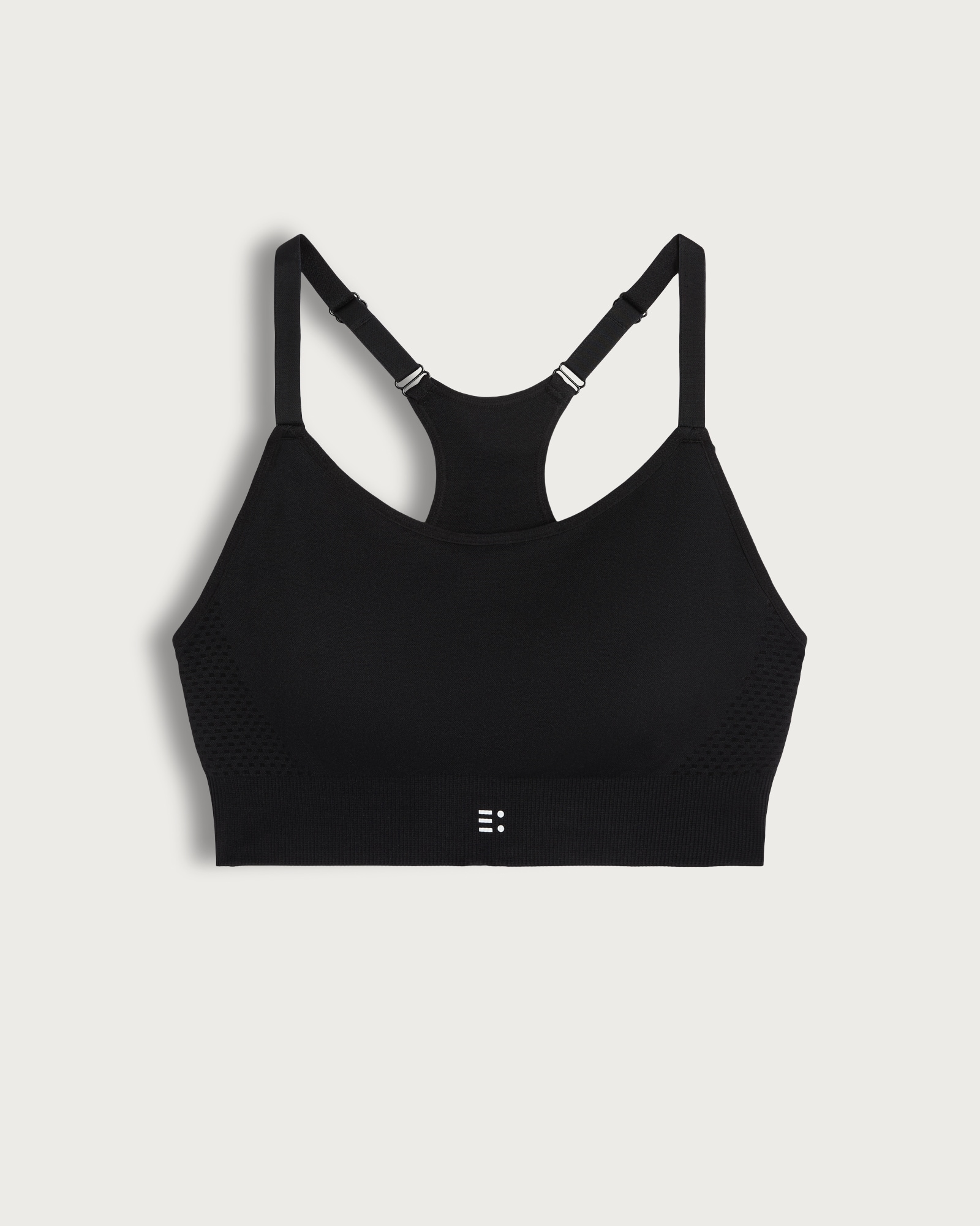 F&F Active Seamfree Racerback Crop Top in Black thumbnail 4