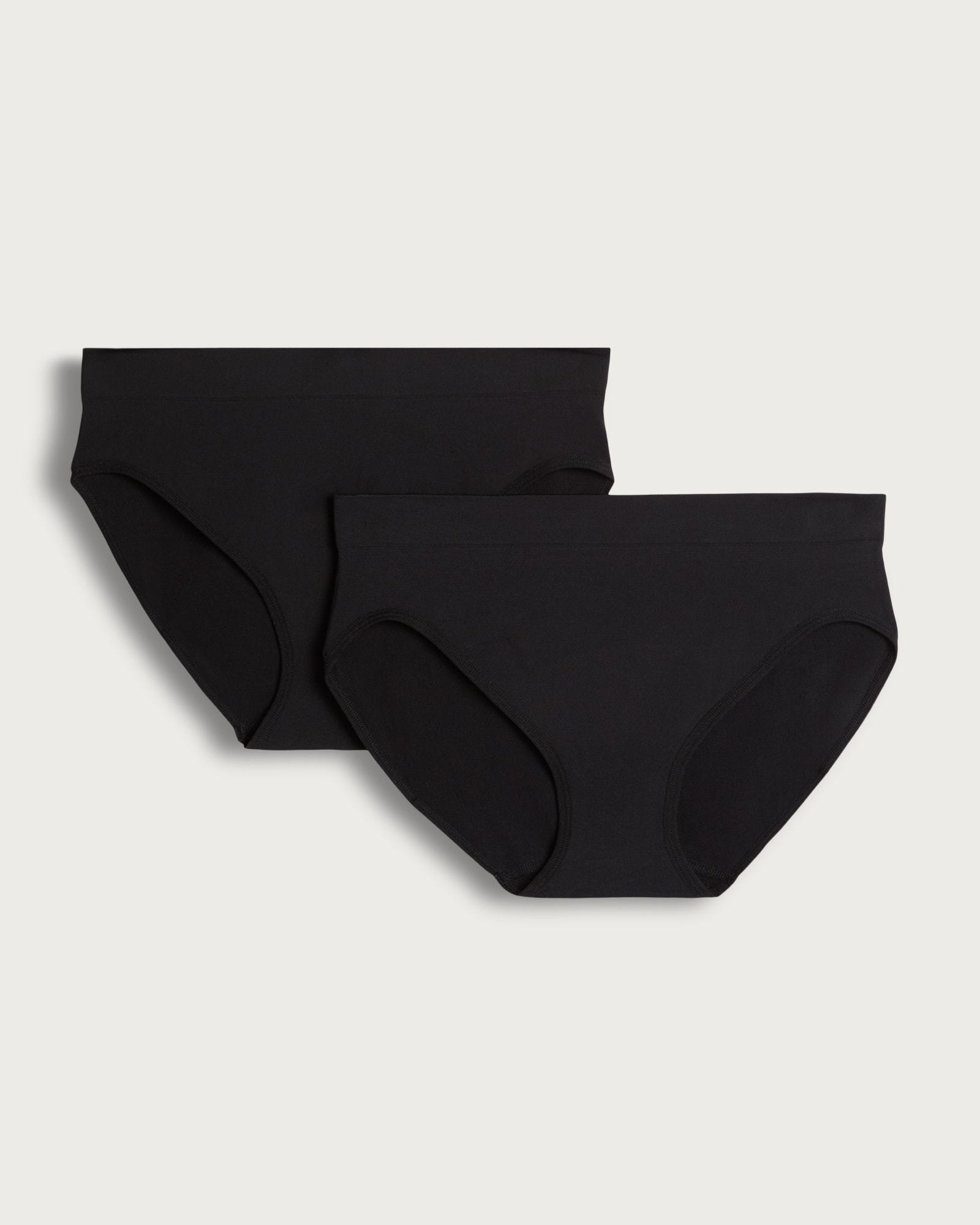 F&F 2-Pack Contour No VPL High Leg Knickers in Black thumbnail 4