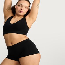 F&F 2-Pack Contour Seamfree Shorts in Black thumbnail 2