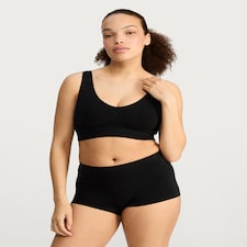 F&F 2-Pack Contour Seamfree Shorts in Black thumbnail 3