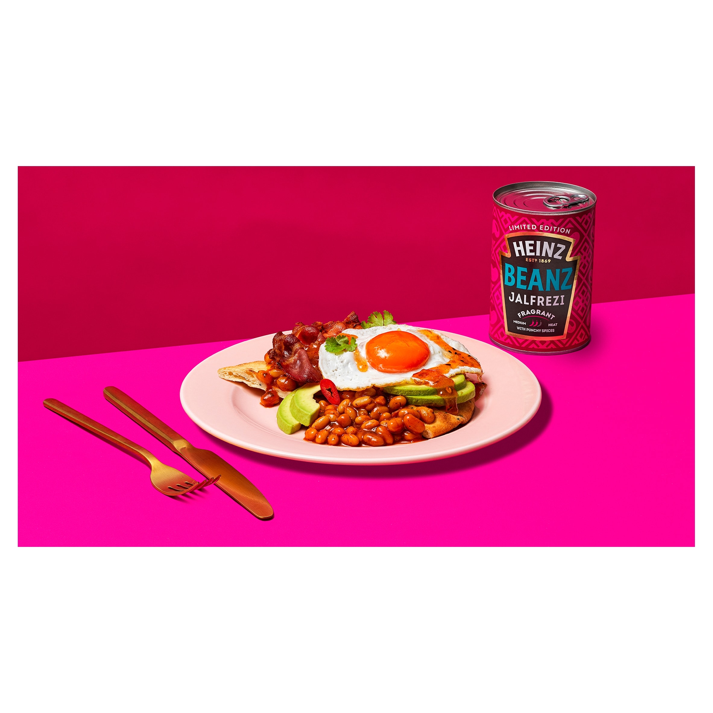 Heinz Baked Beans Jalfrezi Beanz 390G thumbnail 3