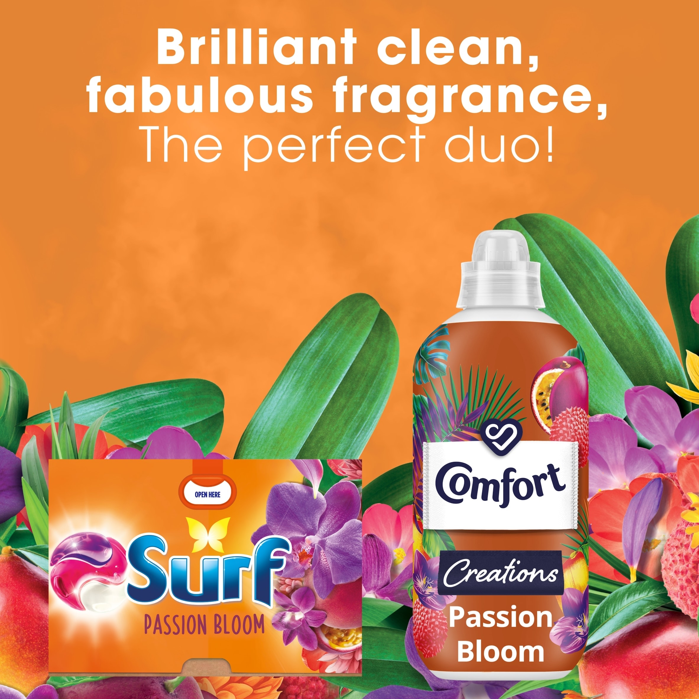 Surf 3 In 1 Passion Bloom Washing Capsules 26 Washes 449.8g thumbnail 4