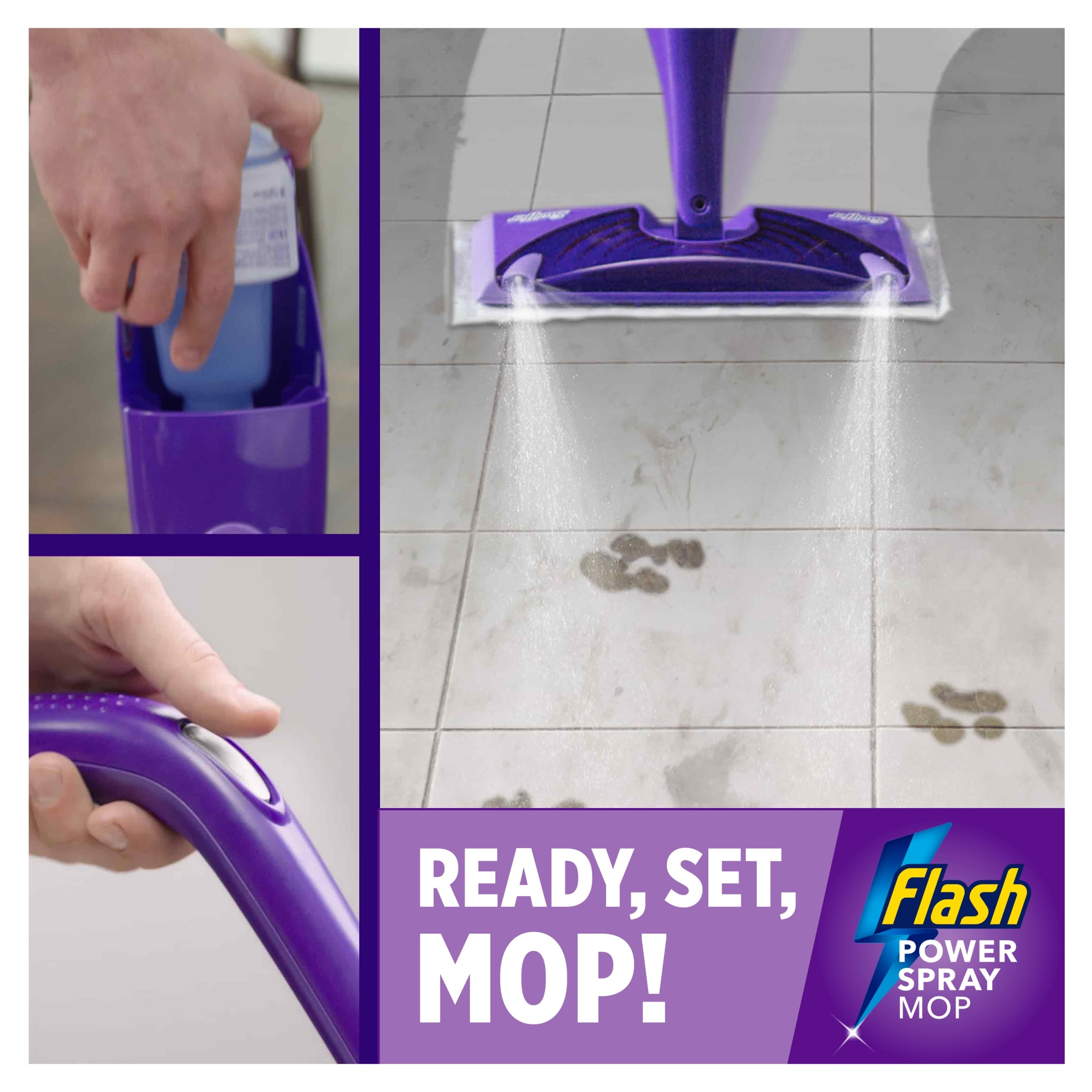 Flash Power Spray Mop Starter Kit thumbnail 2