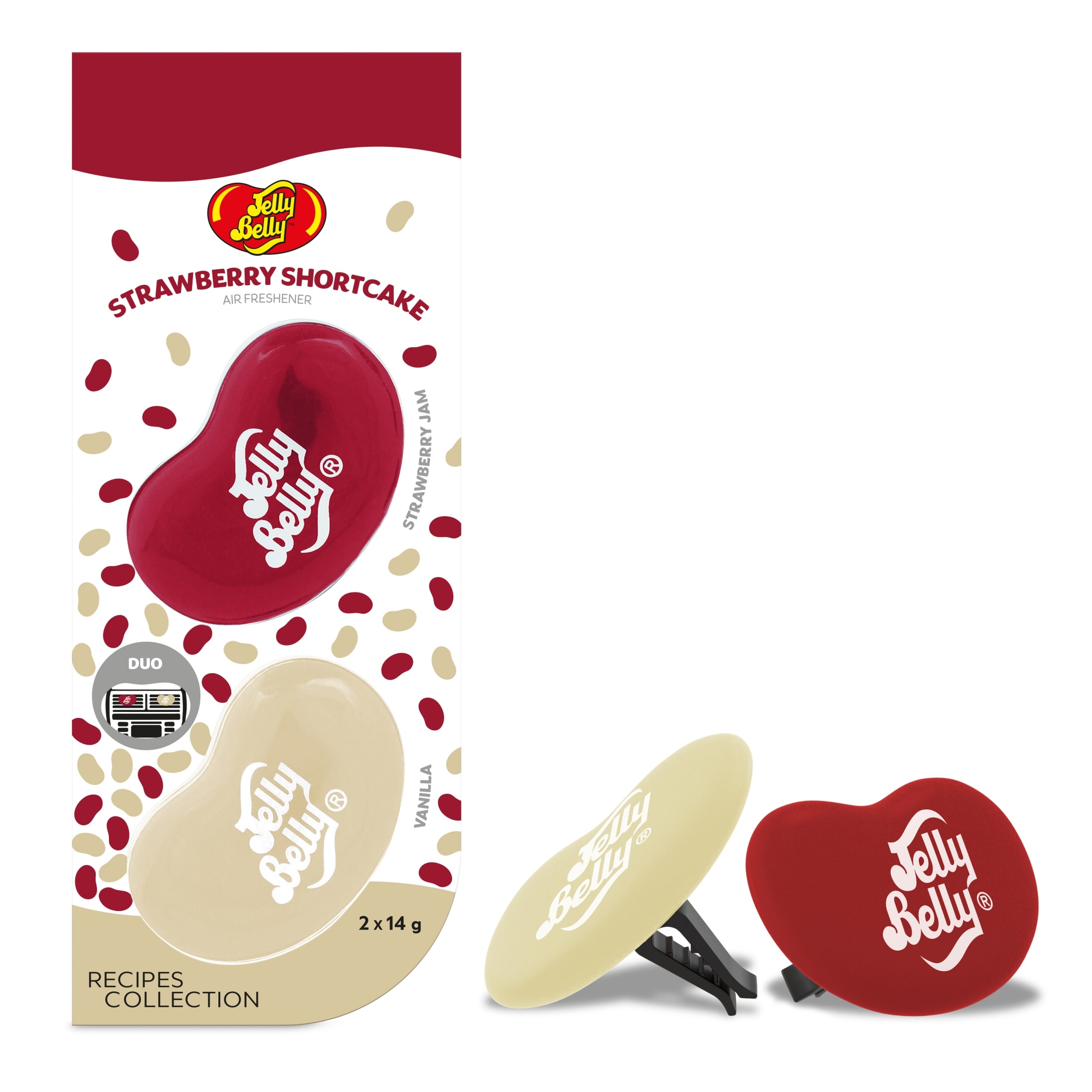 Jelly Belly Strawberry Shortcake Duo Vent Air Freshener thumbnail 2