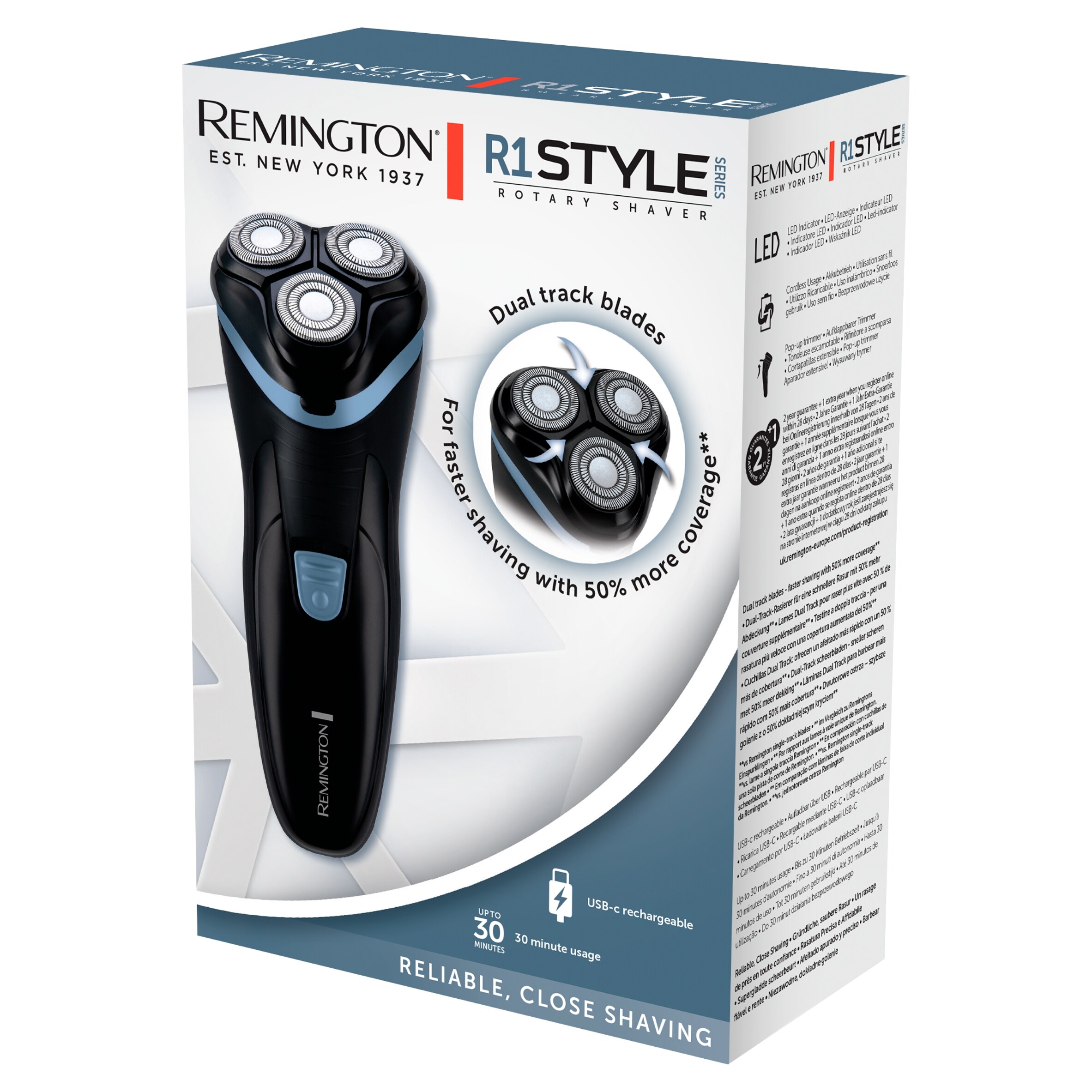 Remington R1 Style Series Rotary Shaver