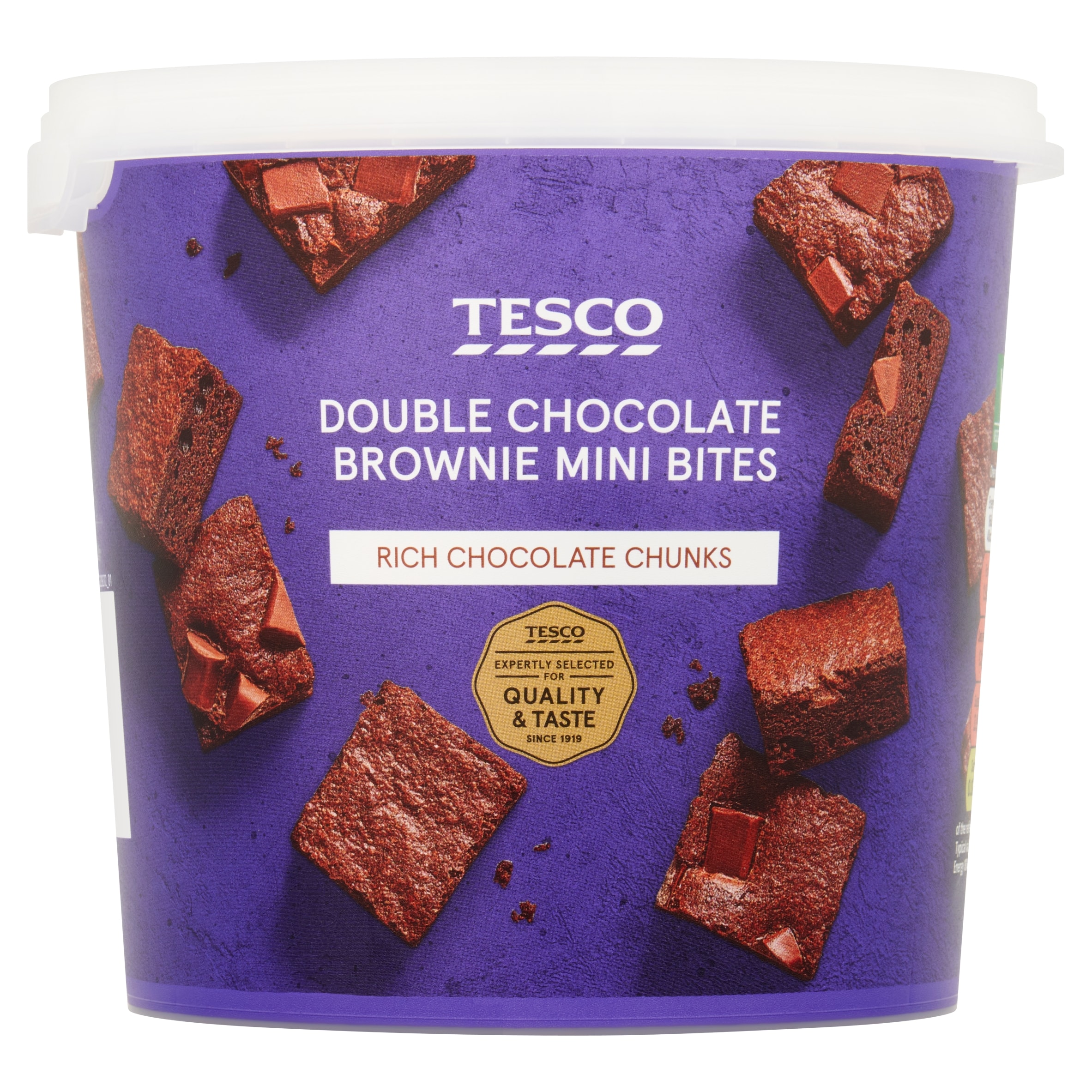 Tesco Double Chocolate Brownie Mini Bites 230g thumbnail 2