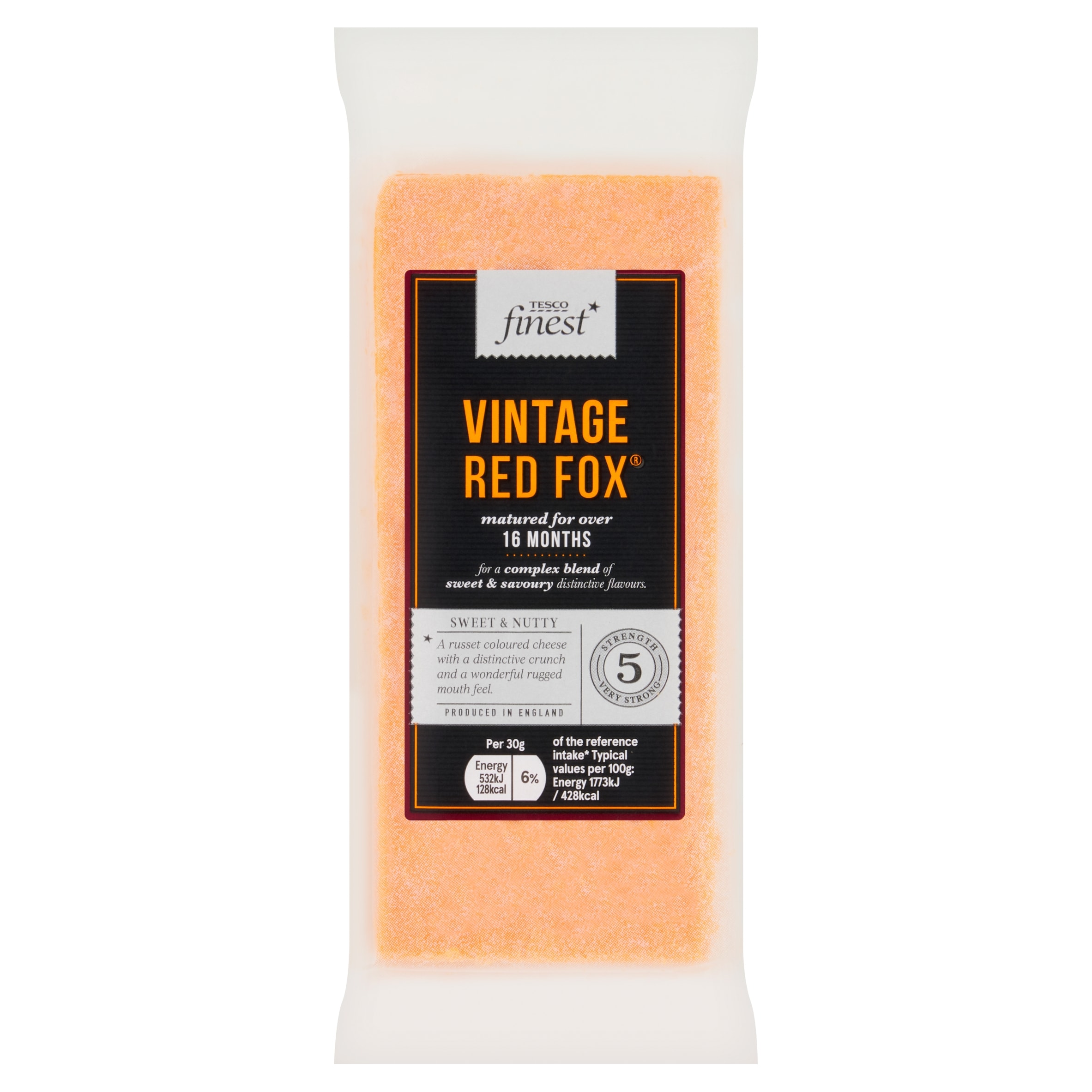 Tesco Finest Vintage Red Fox Cheese 200g