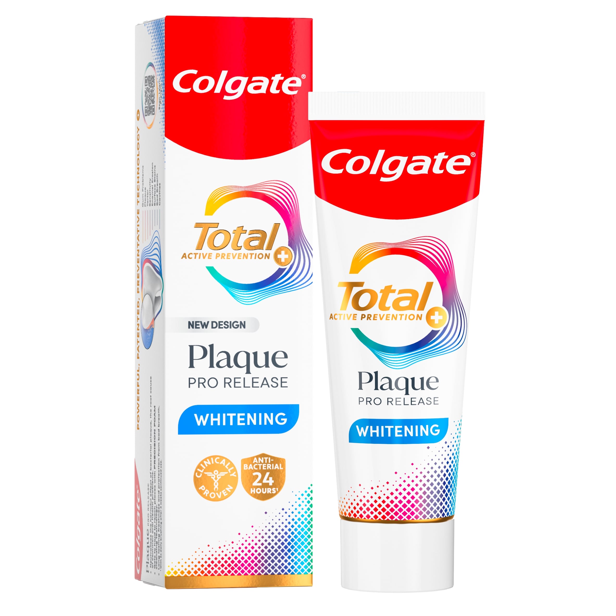 Colgate Total Plaque Pro Release Teeth Whitening Toothpaste