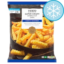 Tesco Super Crispy Crinkle Cut Chips 900g