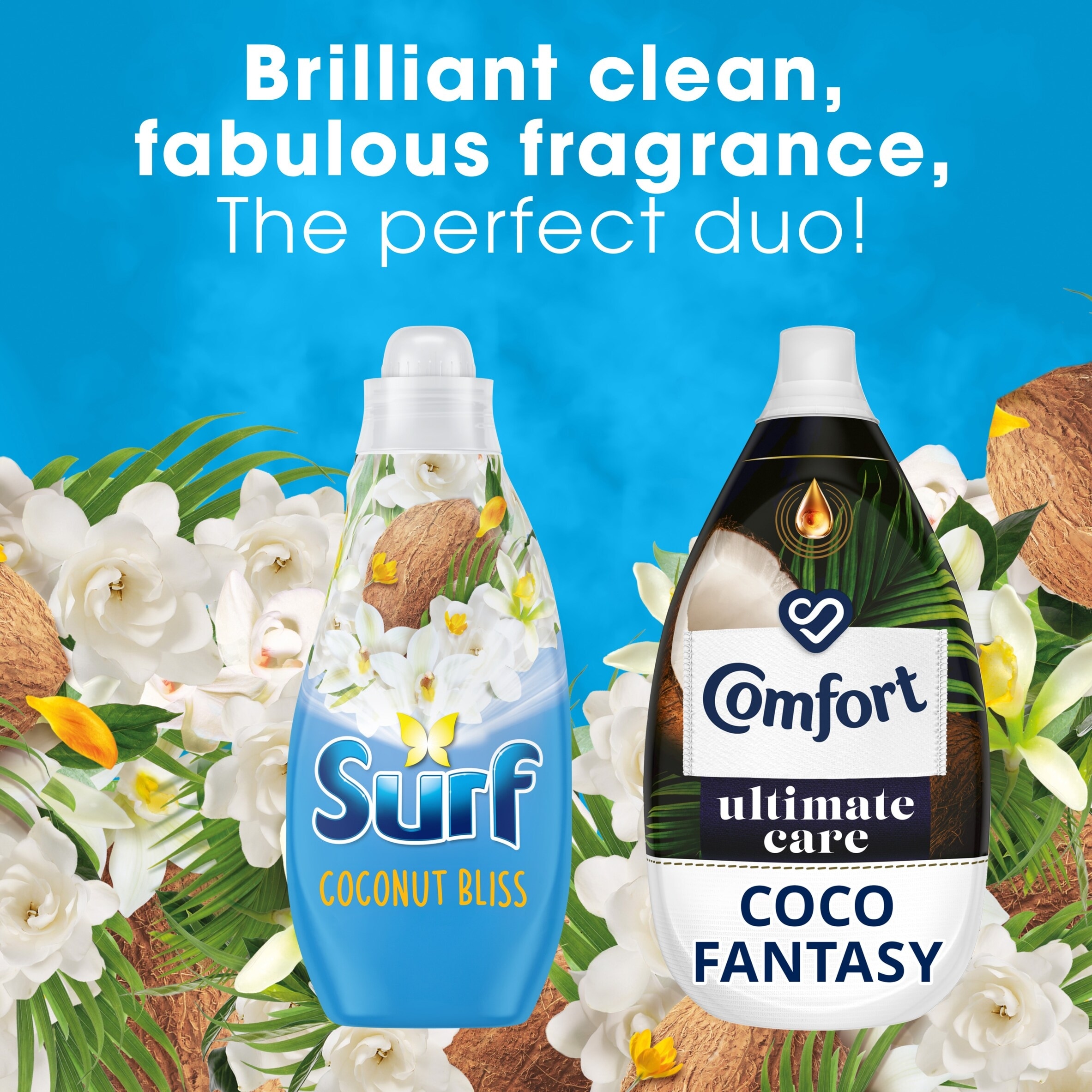 Surf Coconut Bliss Liquid Laundry Detergent 24 Washes 648ml thumbnail 4