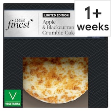 Tesco Finest Limited Edition Apple & Blackcurrant Crumble Cake 10 Servings