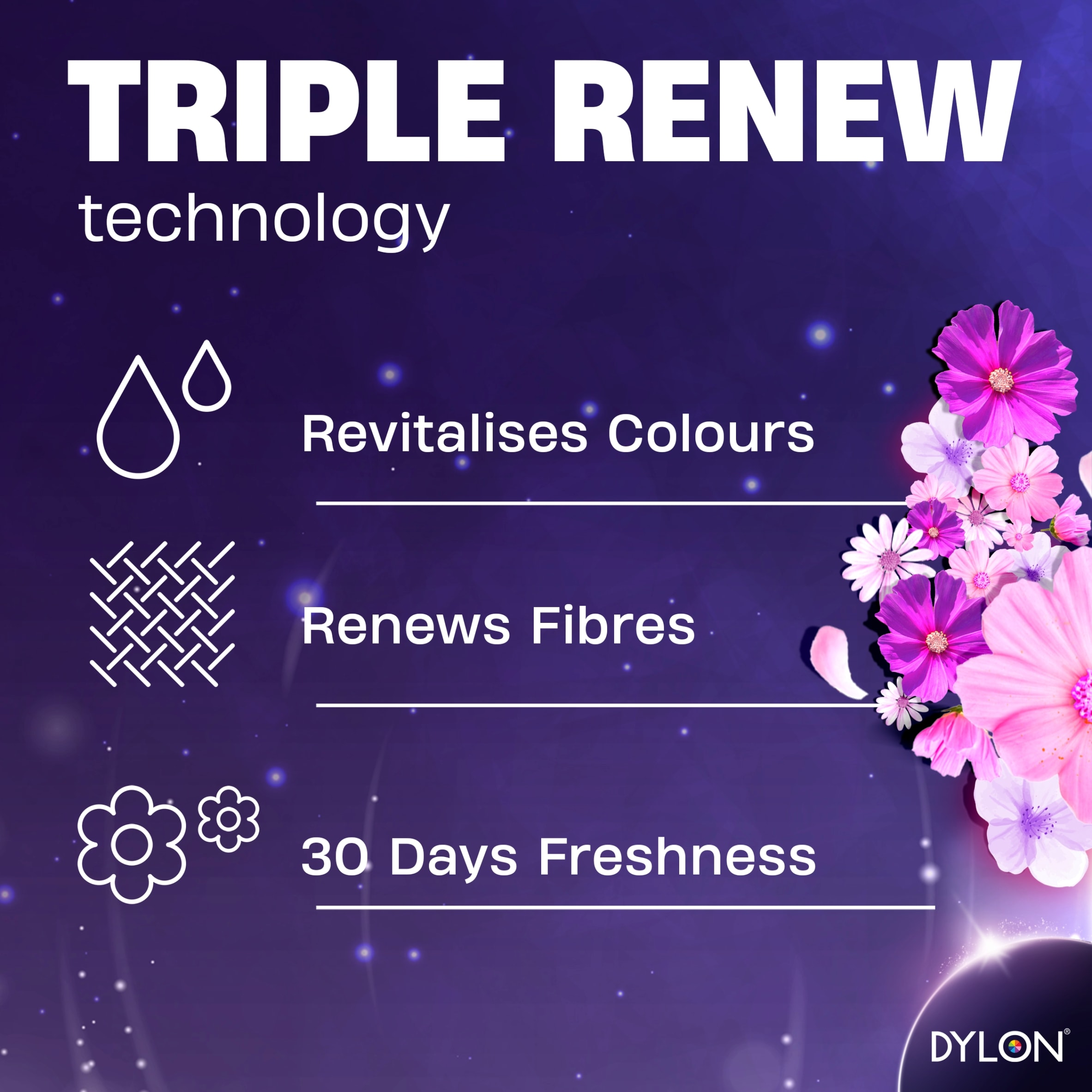 Dylon Renew Colour Detergent - Blossom 1.5L thumbnail 3