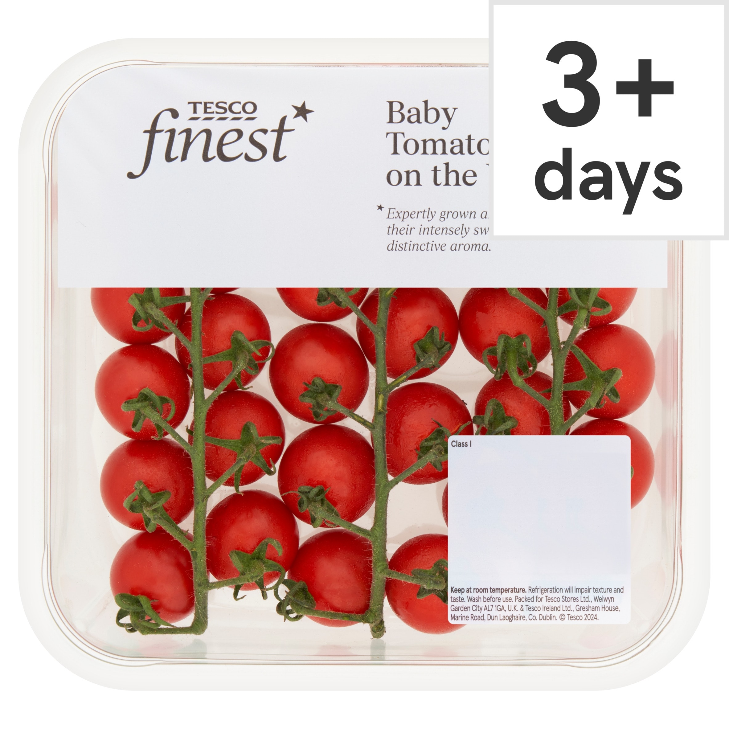 Tesco Finest Baby Tomatoes on the Vine 400g
